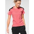 adidas performance t-shirt colorblock linear tee roze