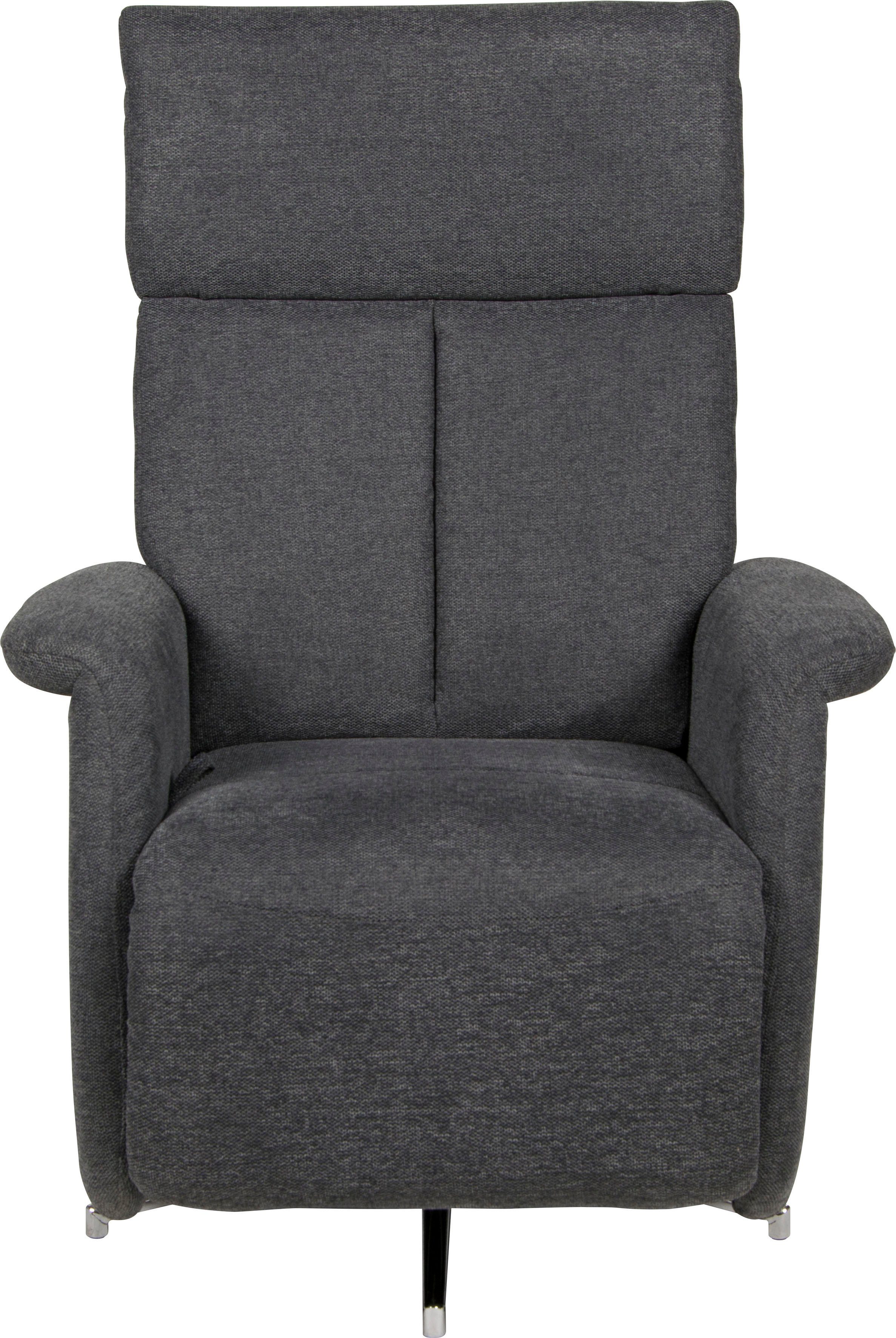 Duo Collection Relaxfauteuil Thompson met traploze verstelling van de rugleuning, relaxfunctie