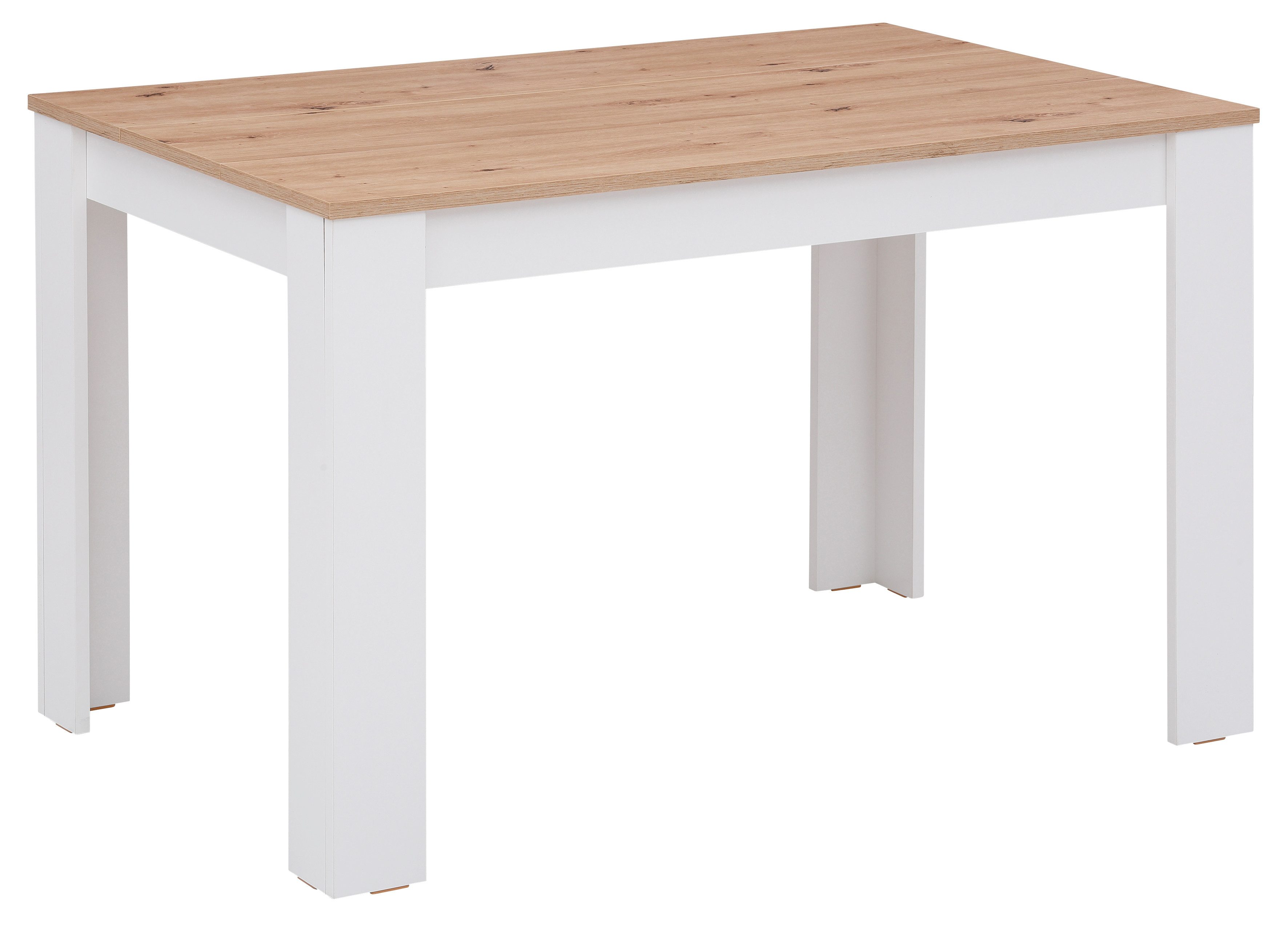 Home affaire Eettafel Bergamo naar keuze uittrekbaar onderhoudsvriendelijke eettafel, verkrijgbaar in 3 maten, 140 cm uitschuifbaar
