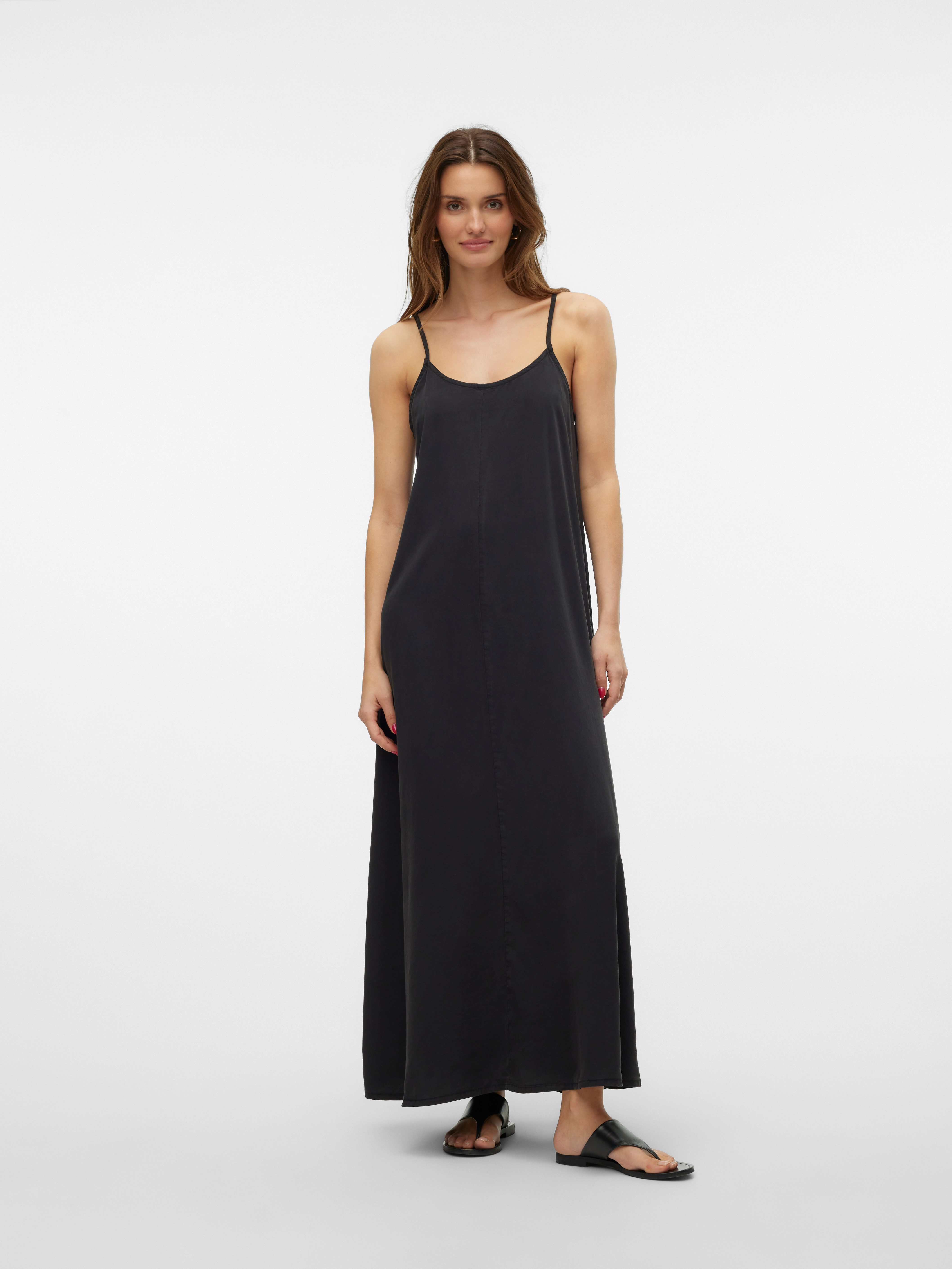 Vero Moda Maxi-jurk VMHARPER SL STRAP MAXI DRESS GA dames maxi-jurken maat S (36) zwart