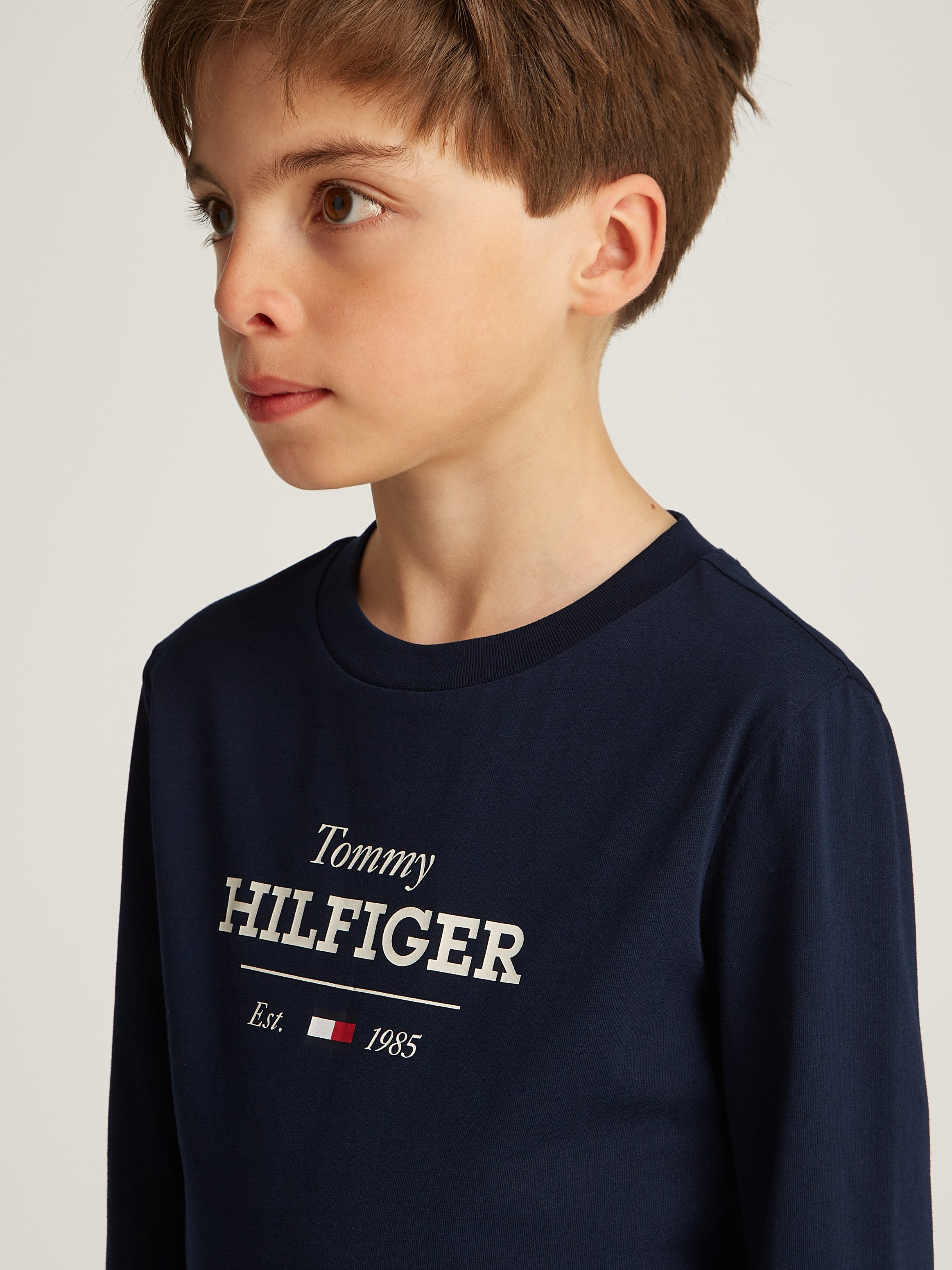 Tommy Hilfiger Shirt met lange mouwen MONOTYPE 1985 REG TEE LS
