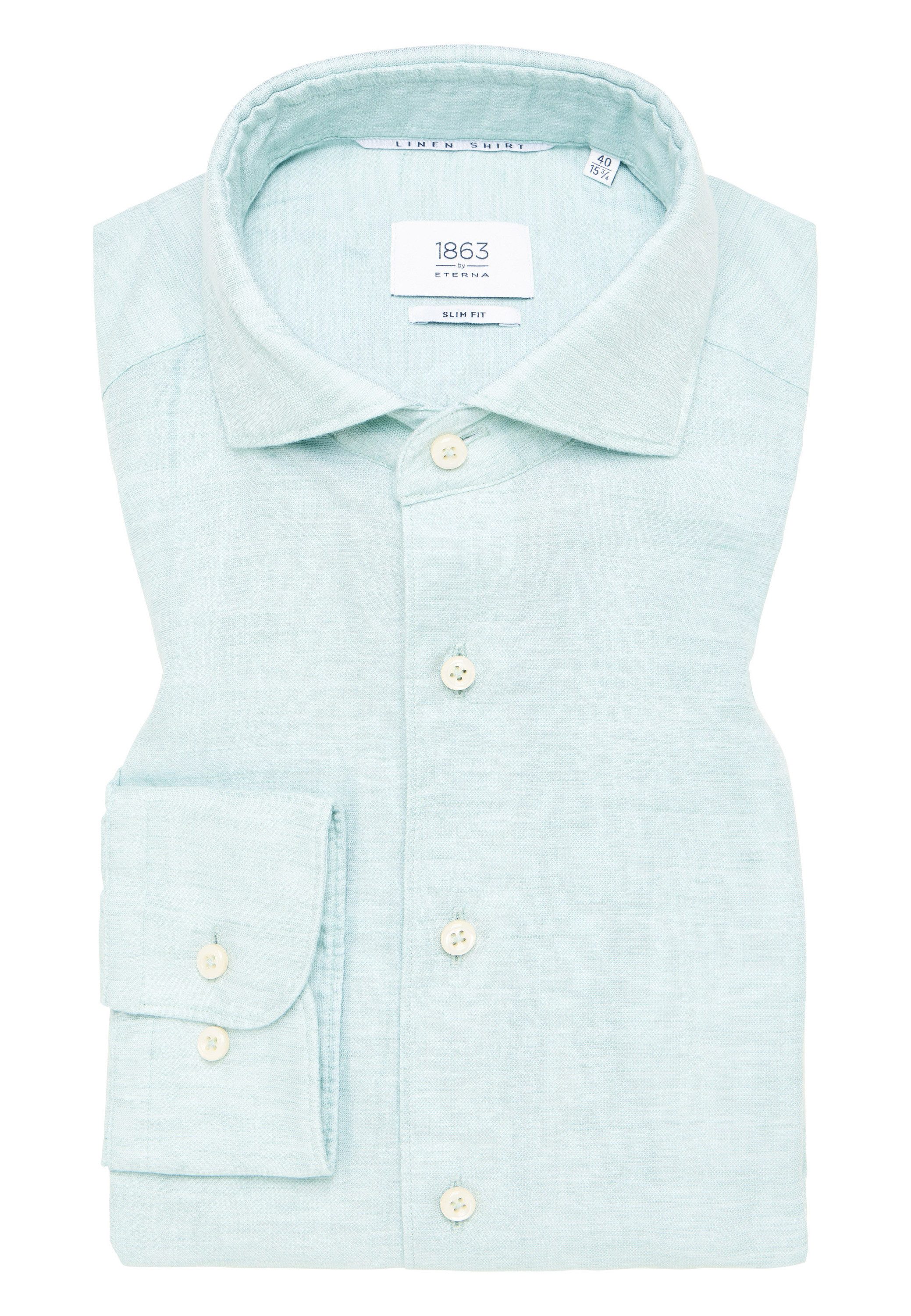 Eterna Overhemd met lange mouwen Slim fit EASY IRON (gemakkelijk te strijken)