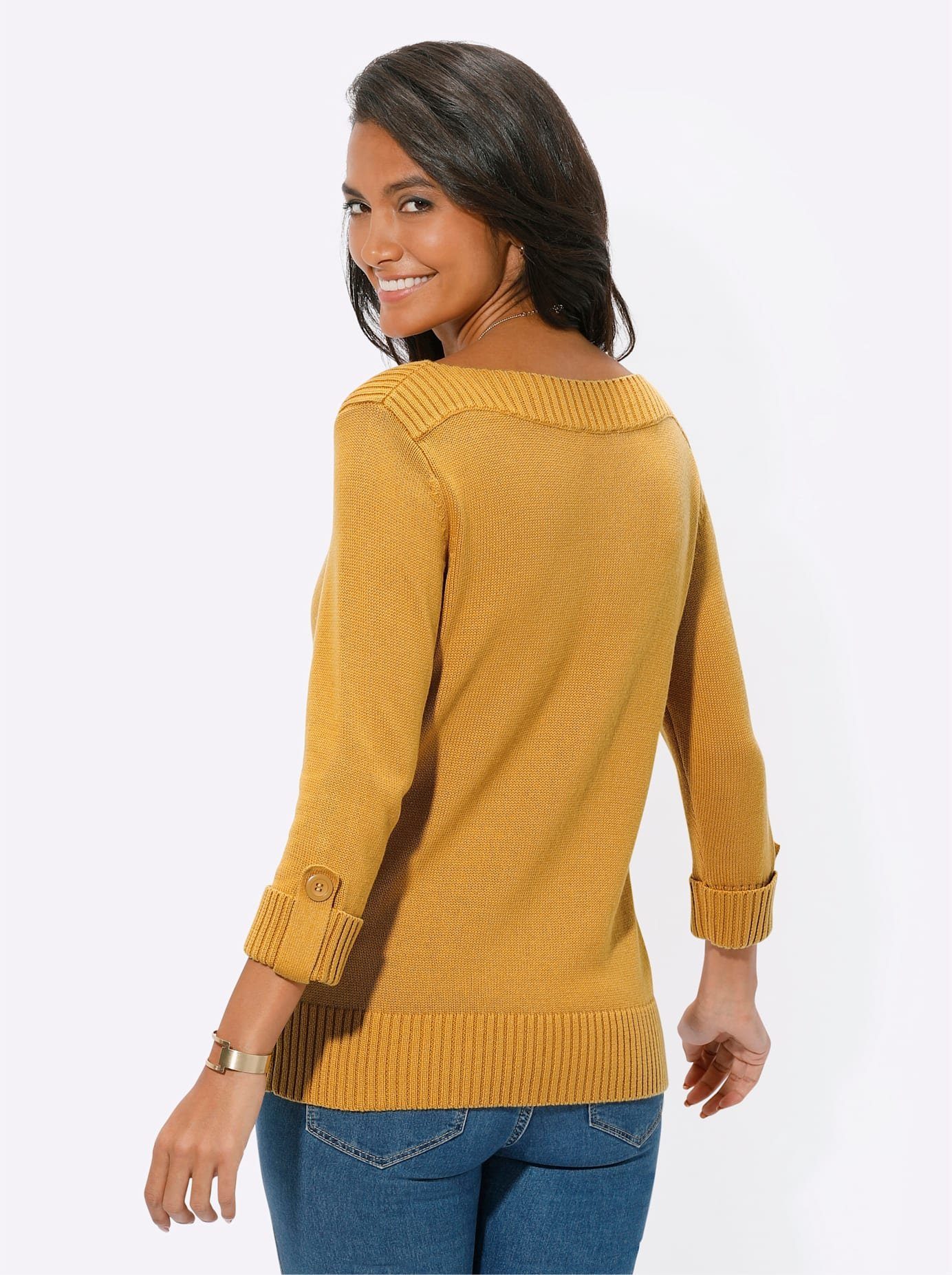 Casual Looks Trui met 3/4 mouwen Trui