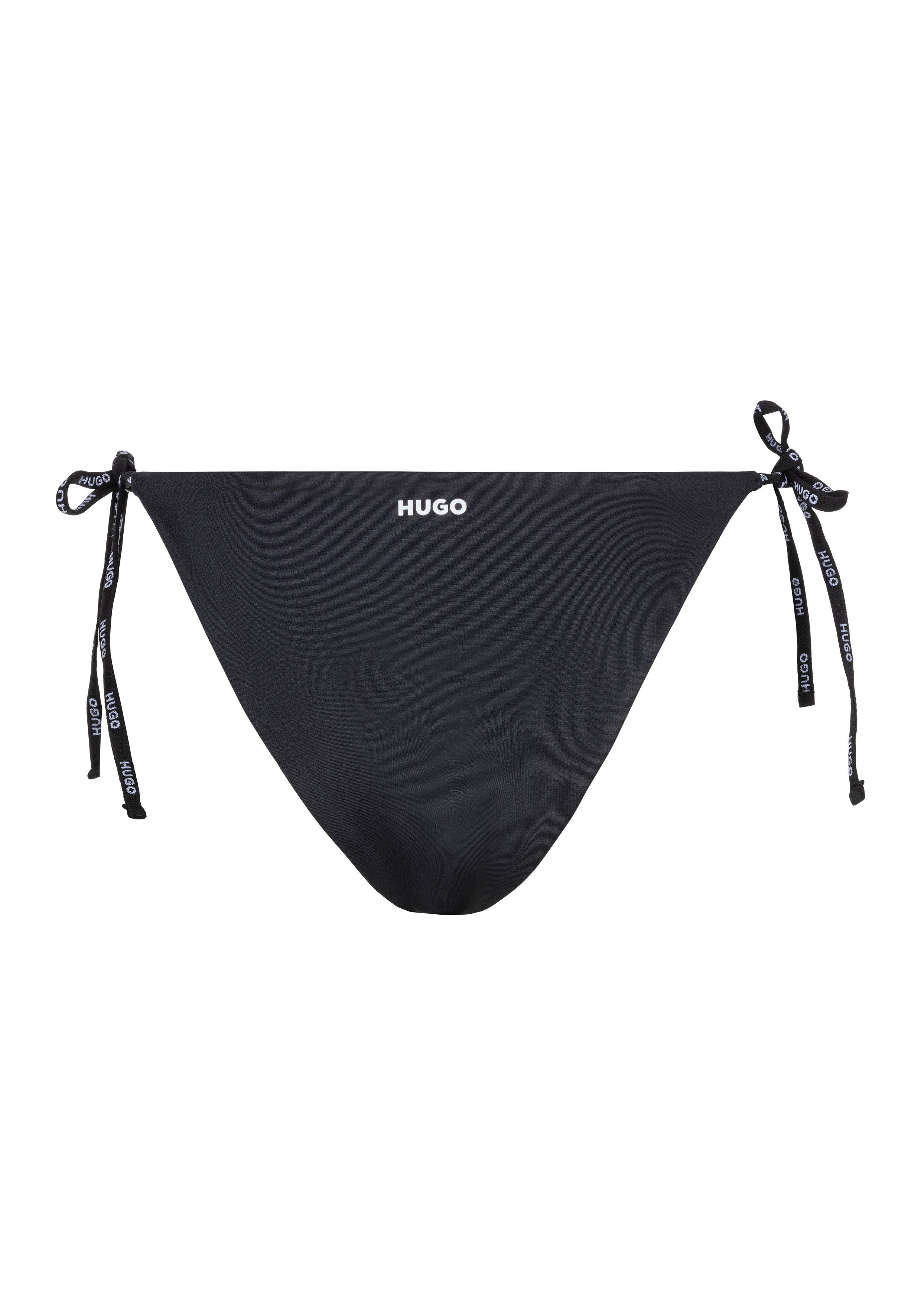 HUGO underwear Bikinibroekje PURE_SIDE TIE met contrastkleurige inzetten