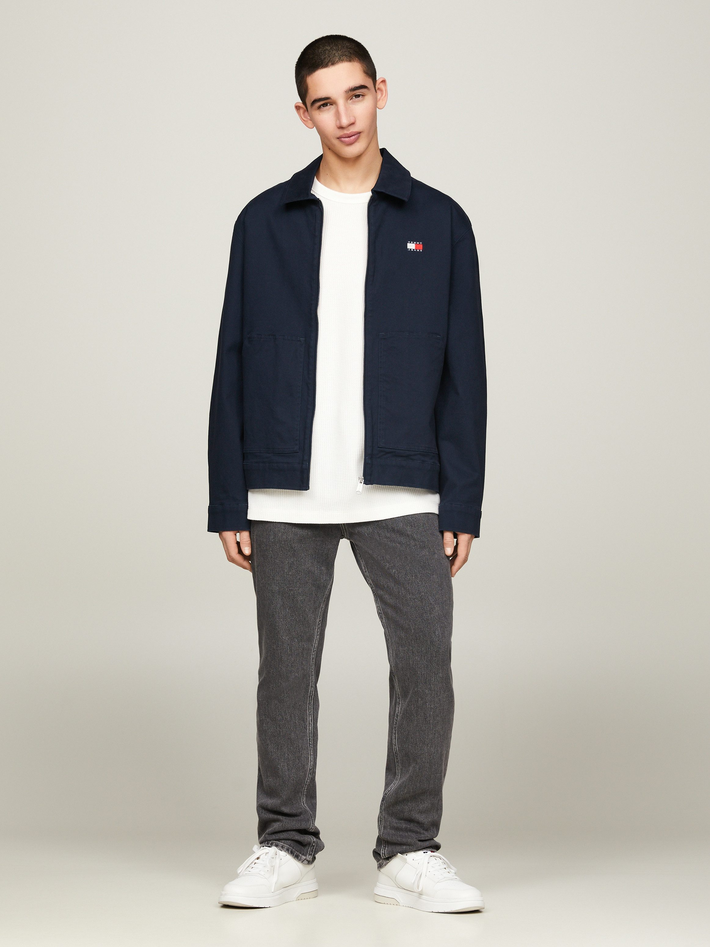 TOMMY JEANS Kort jack TJM REG COTTON JACKET EXT