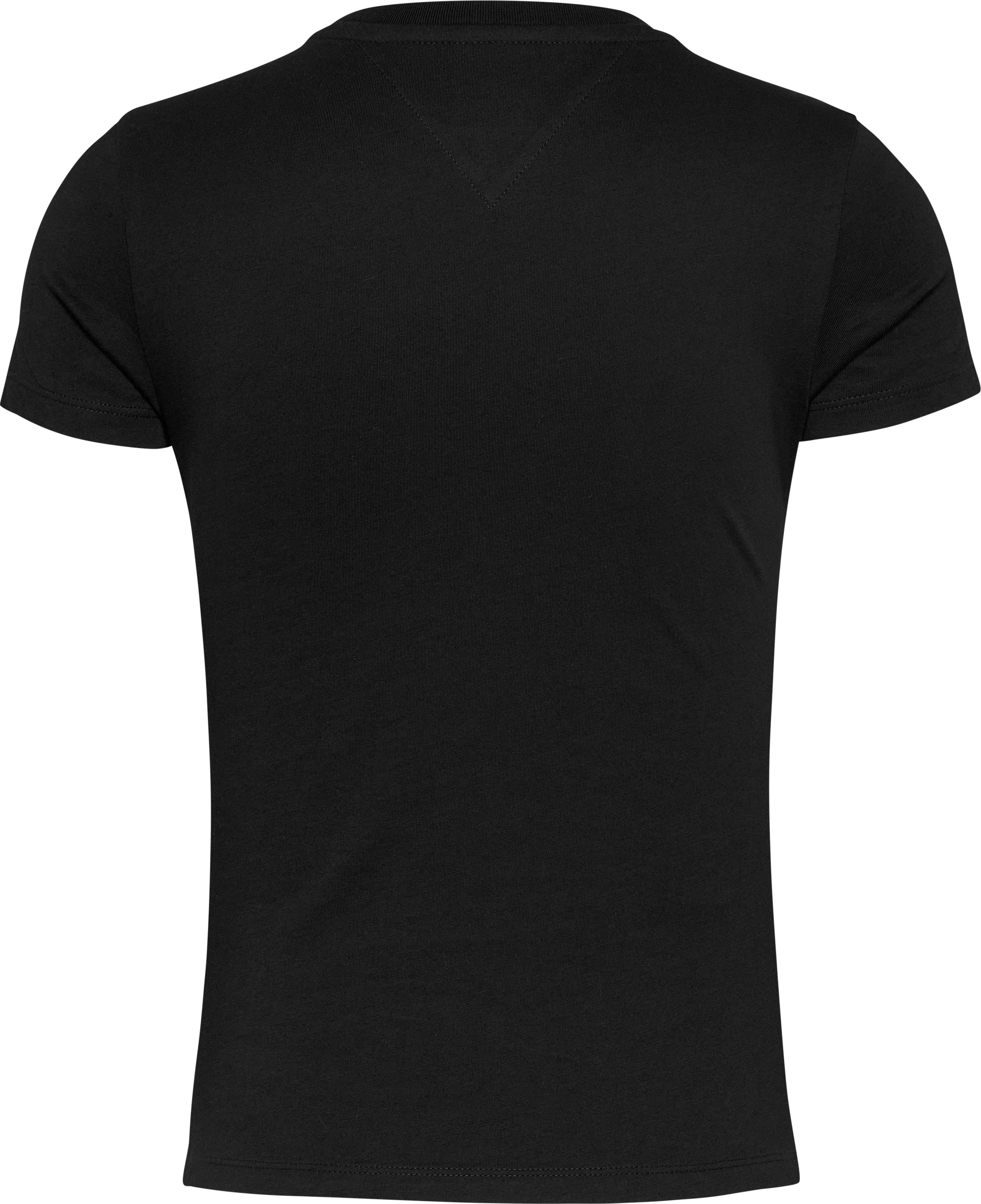 TOMMY JEANS T-shirt TJW SLIM LINEAR TEE met een logo-opschrift