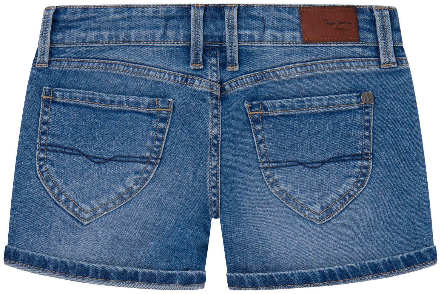 Pepe Jeans Short met merklabel op de achterkant