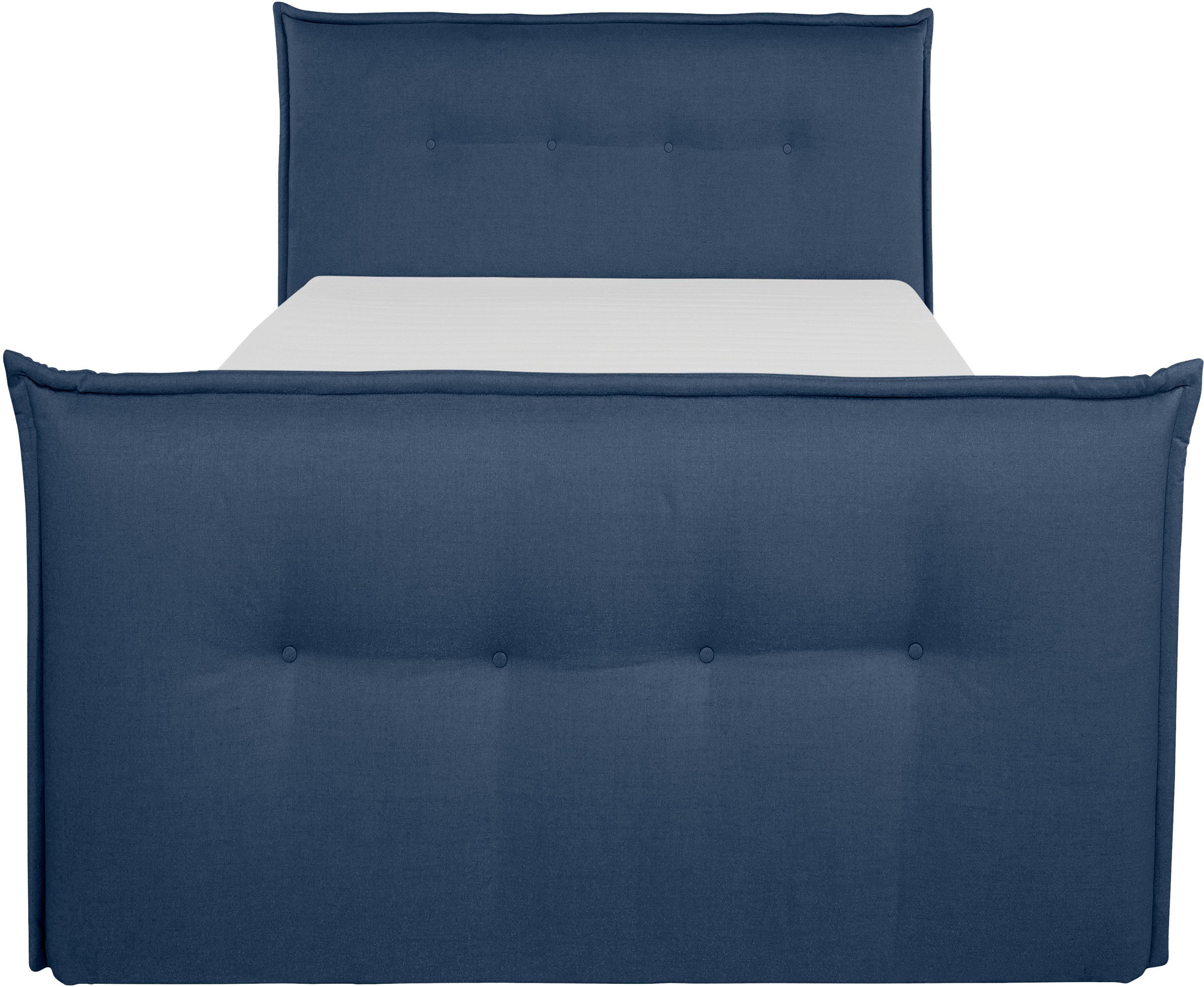 andas Boxspring Lichtgewicht inclusief voetbord, bedkist & topmatras, in 4 breedten en 2 hardheden
