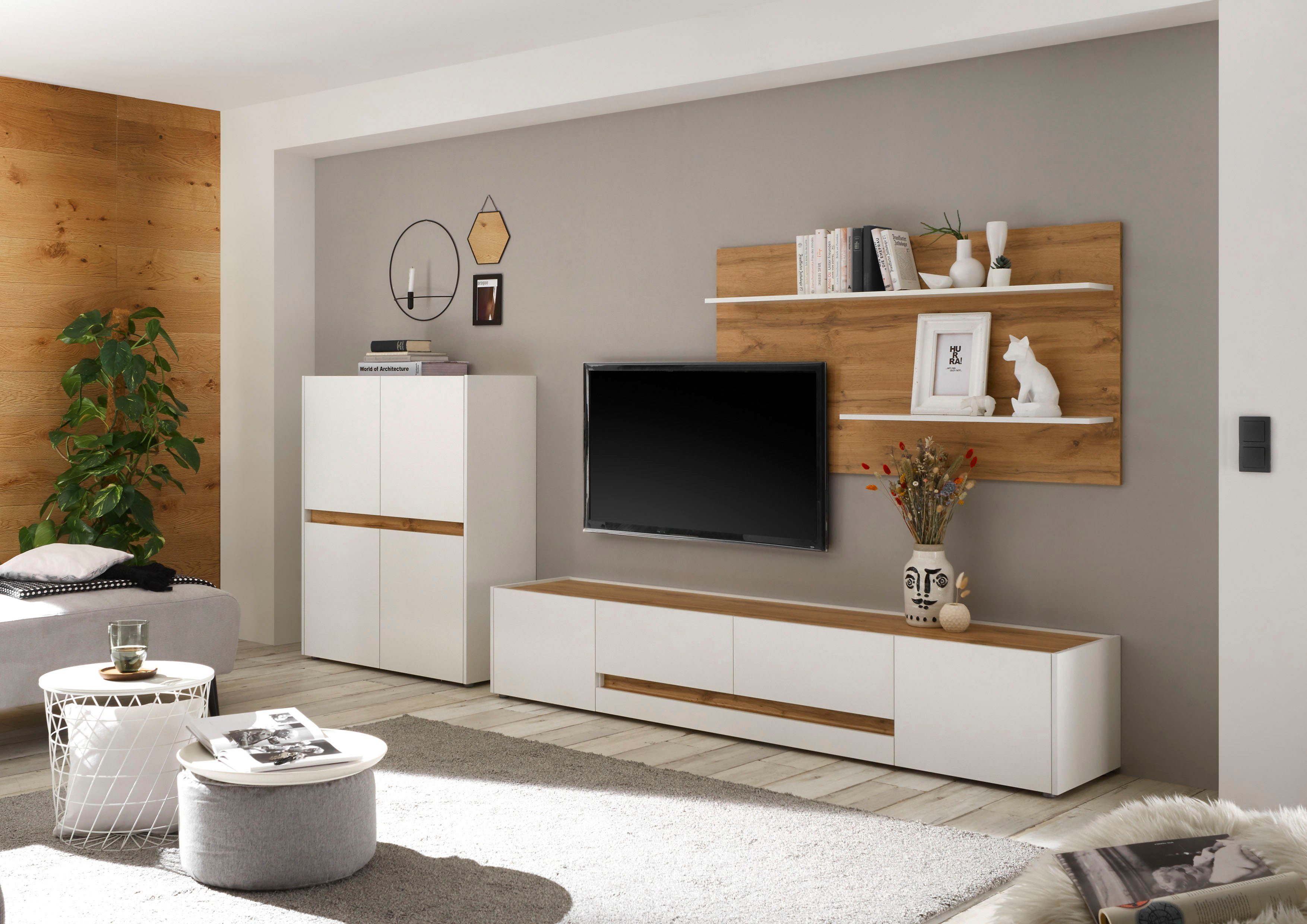 INOSIGN Wandmeubel City/Giron Breedte ca. 360 cm (set, 3-delig)