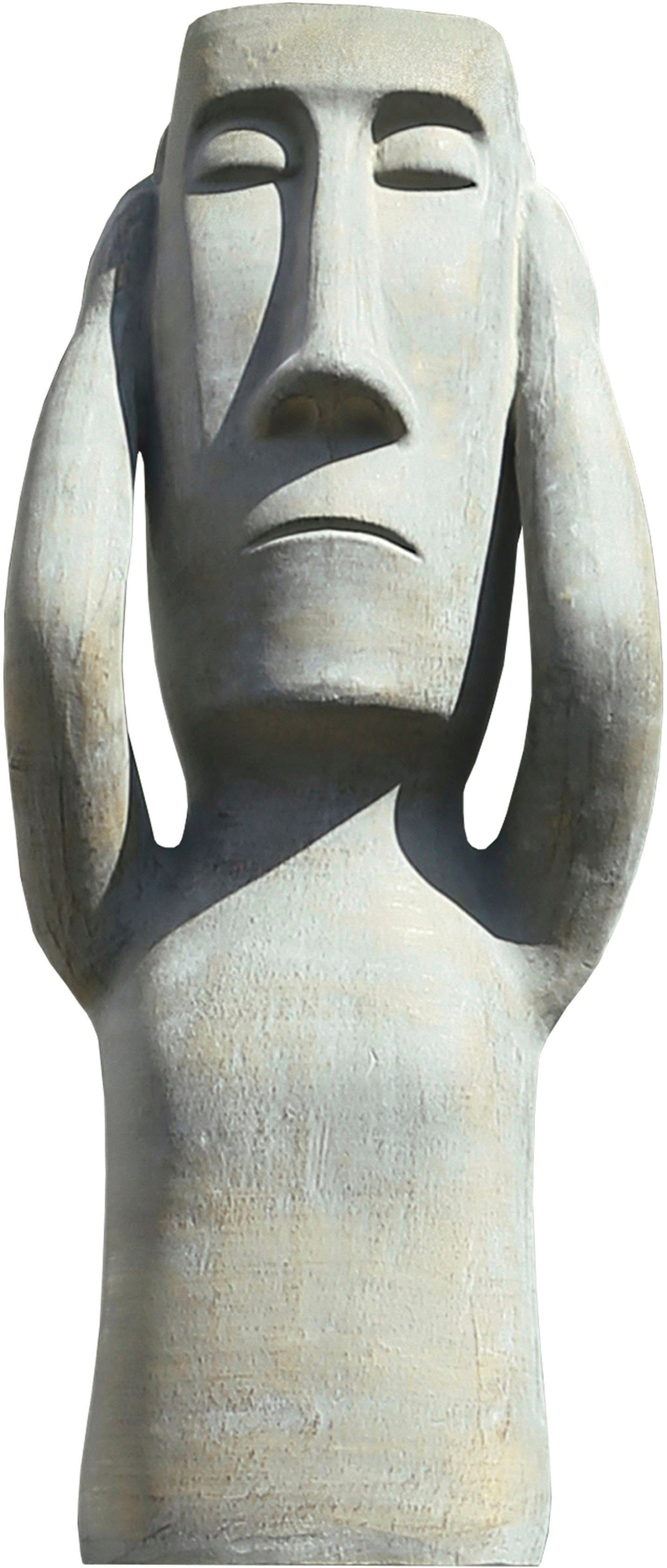 GILDE Decoratief figuur Sculptuur niets horen Decoratief object, hoogte 63 cm, van keramiek, woonkamer (1 stuk)