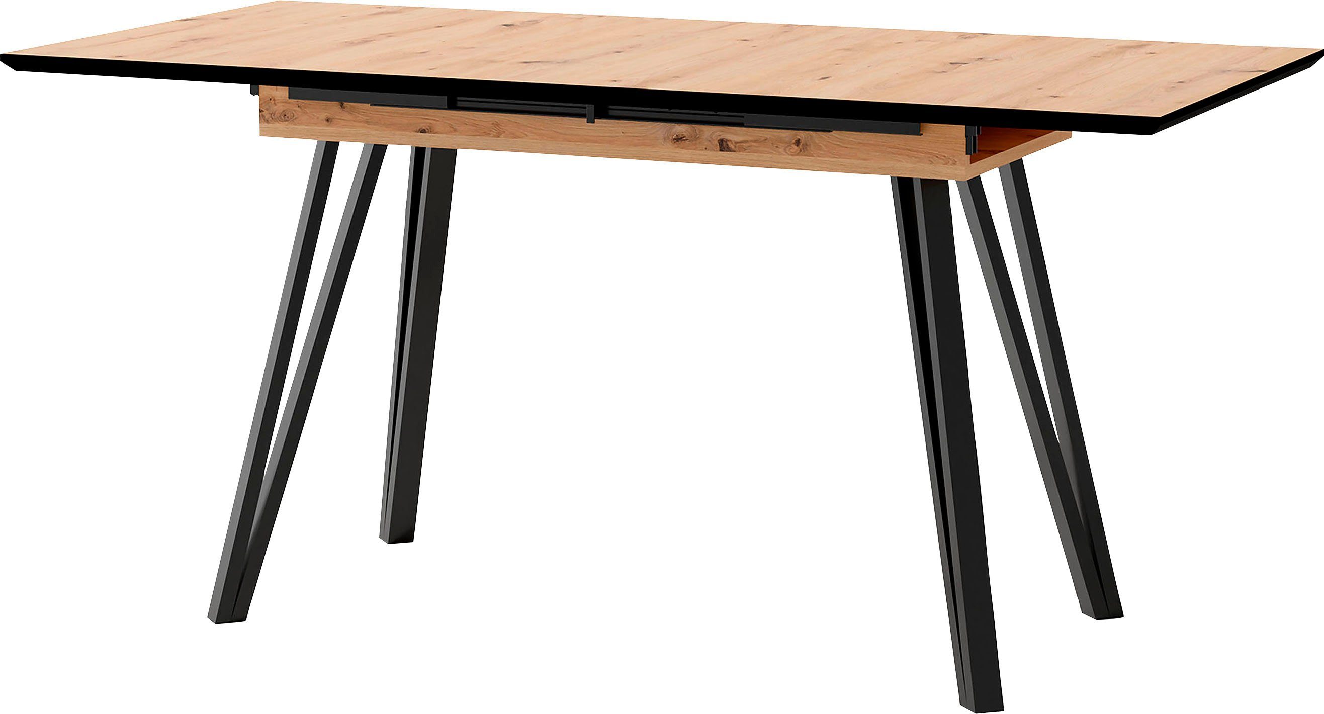 byLIVING Eettafel Keulen uittrekbaar met binnenin geplaatst inlegblad