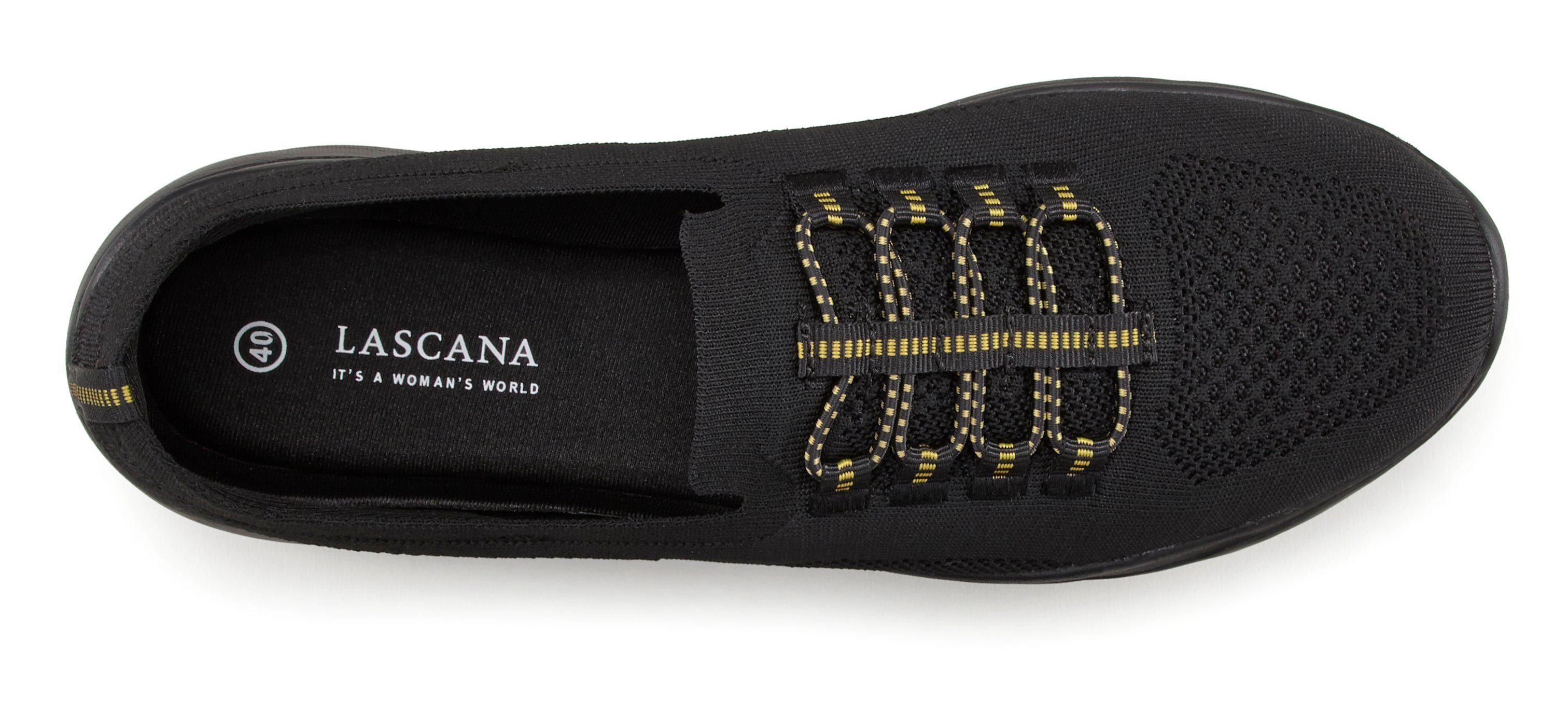 Lascana Sneakers Slippers, lage schoenen, om in te schieten, licht meshmateriaal VEGAN