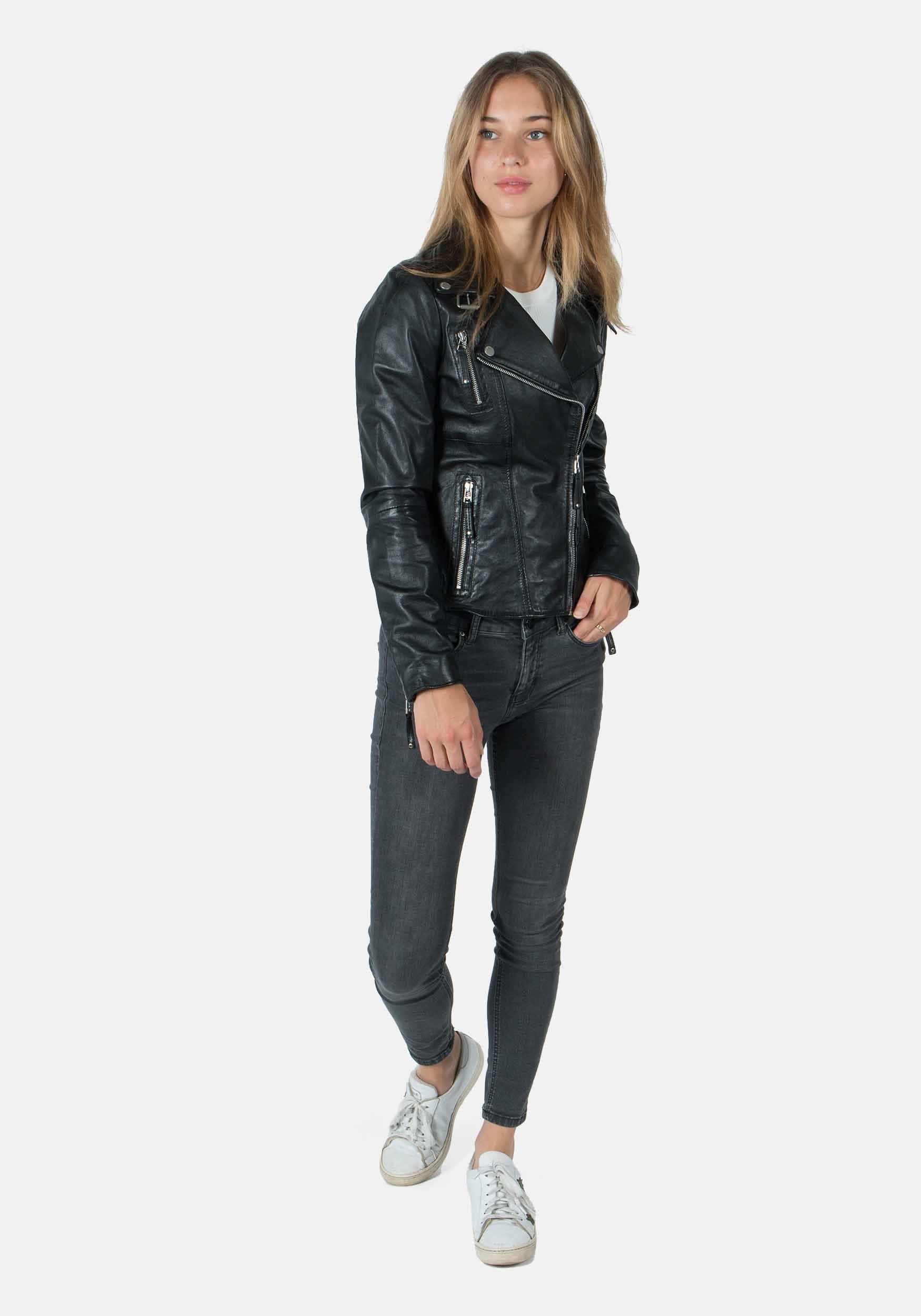 Freaky Nation Leren jack Biker Princess