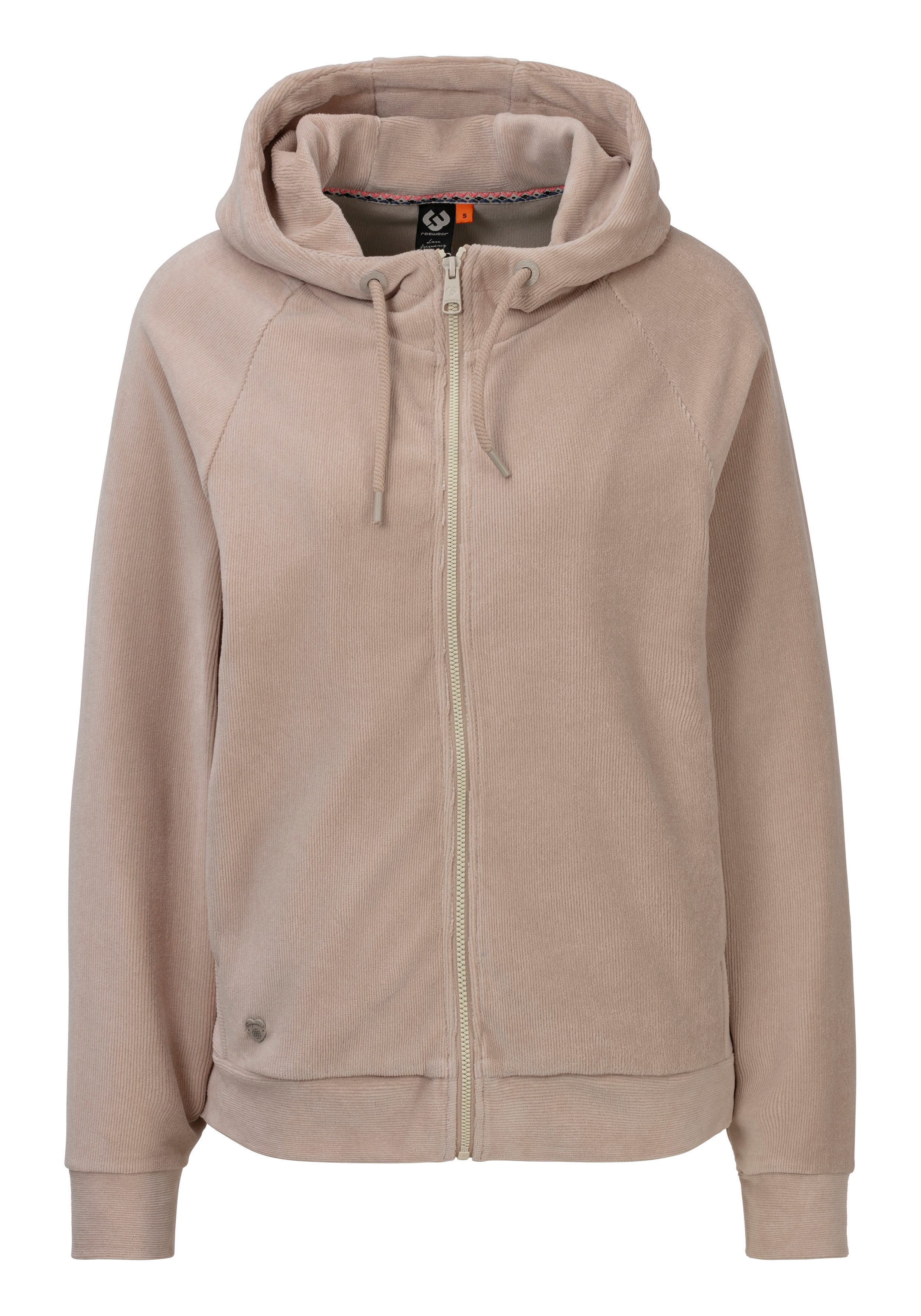 Ragwear Capuchonsweatvest CORDULY zachte nicky stof