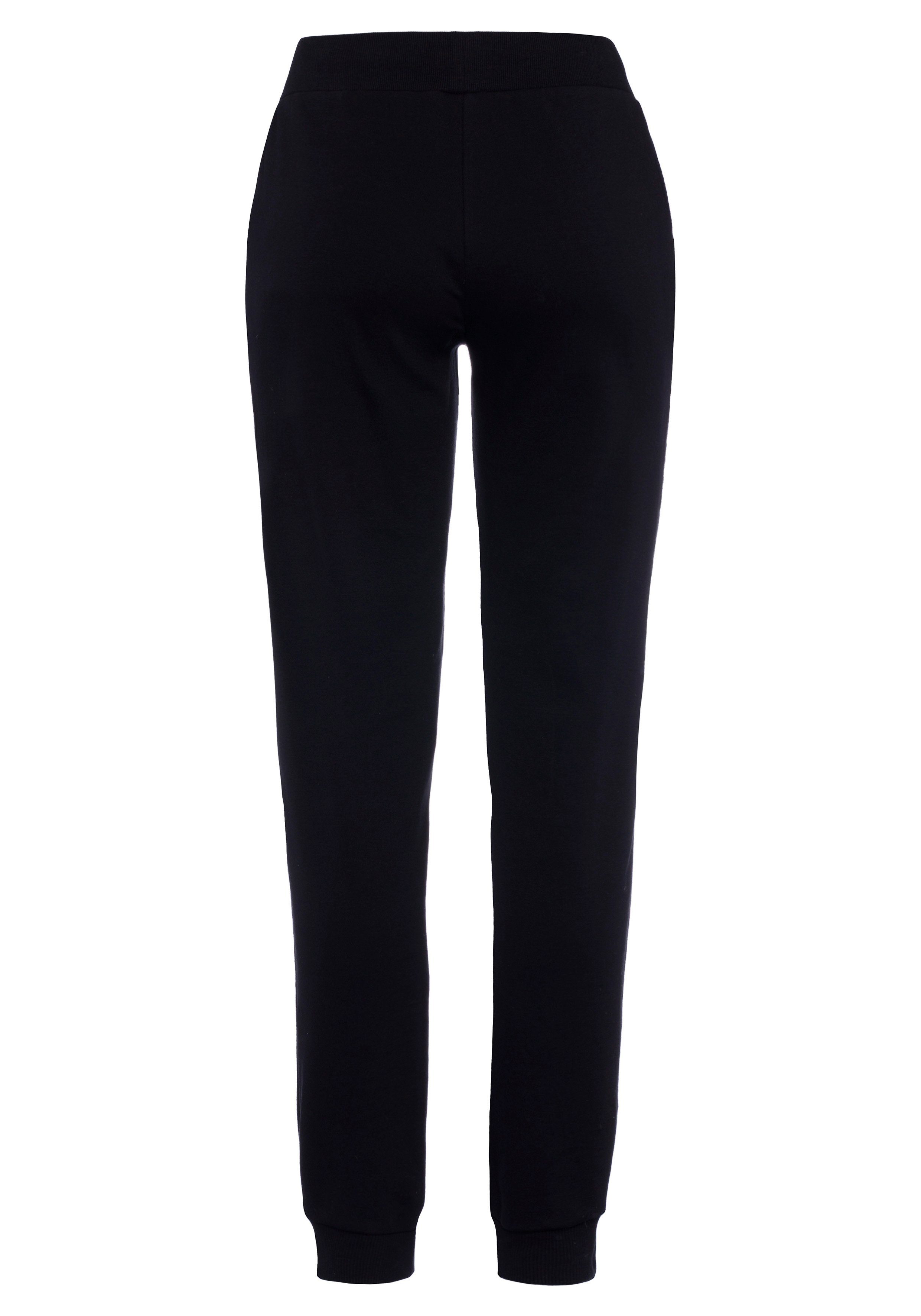 active by Lascana Joggingbroek in een smal model met boord