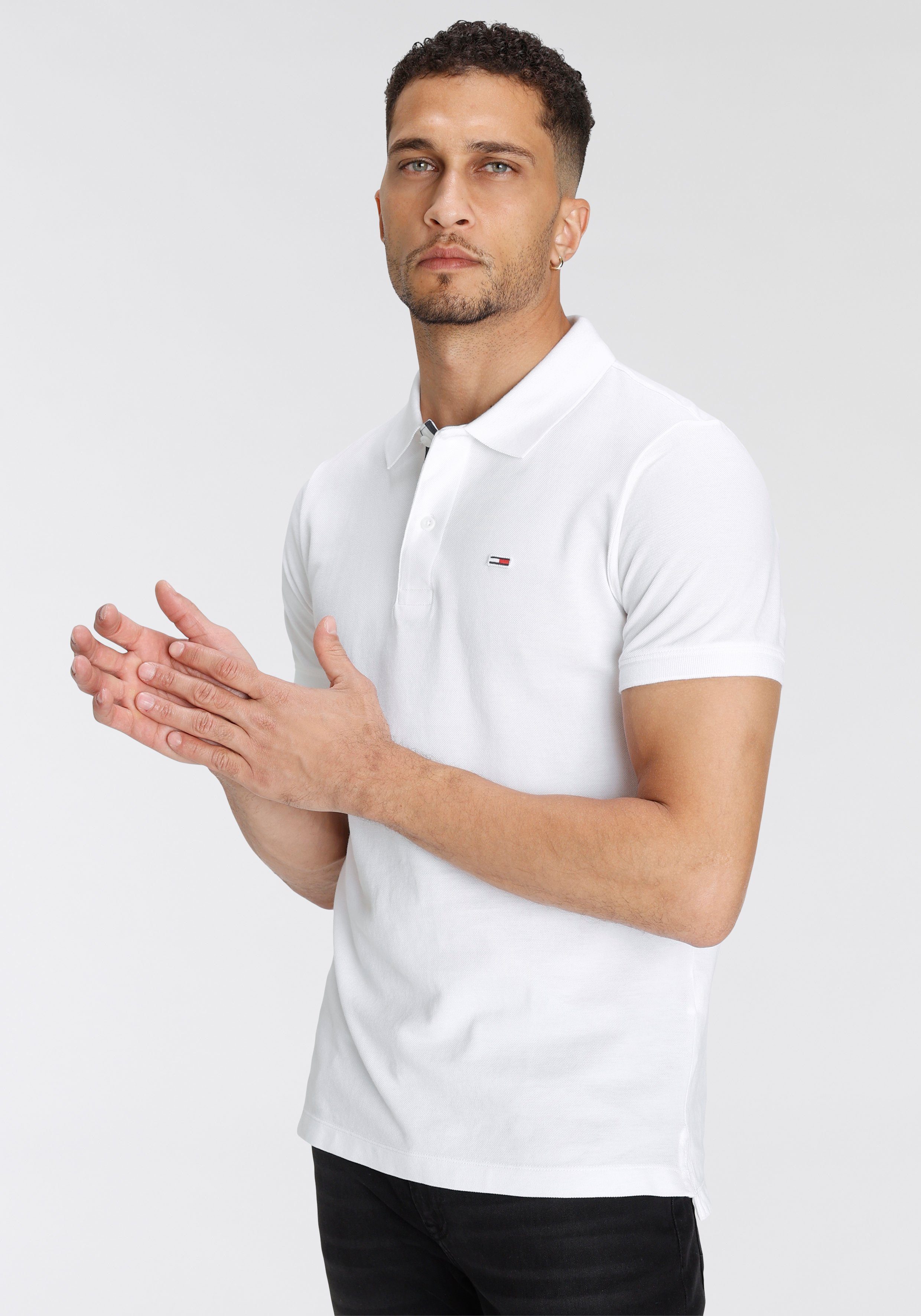 TOMMY JEANS Poloshirt TJM SLIM PLACKET POLO