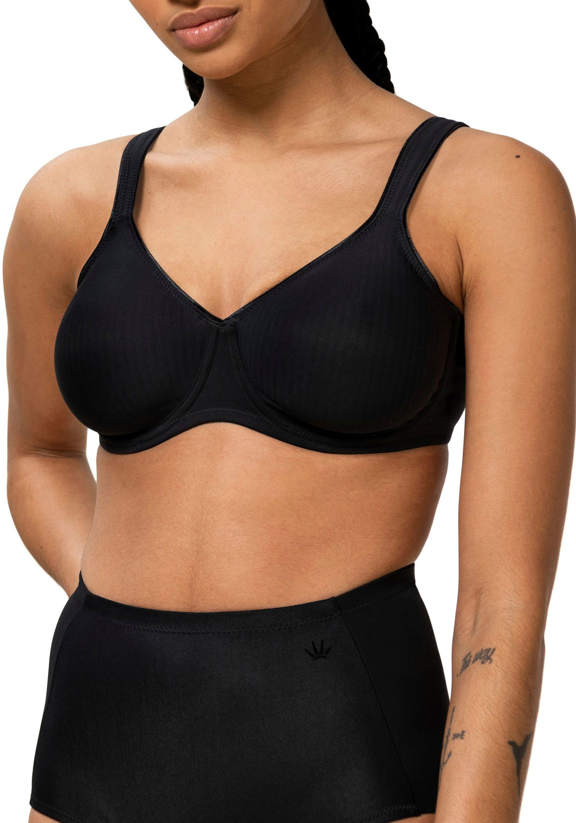 Triumph Beugel-bh Modern Soft Cotton W Cup B-F, met subtiel streeppatroon, basic lingerie