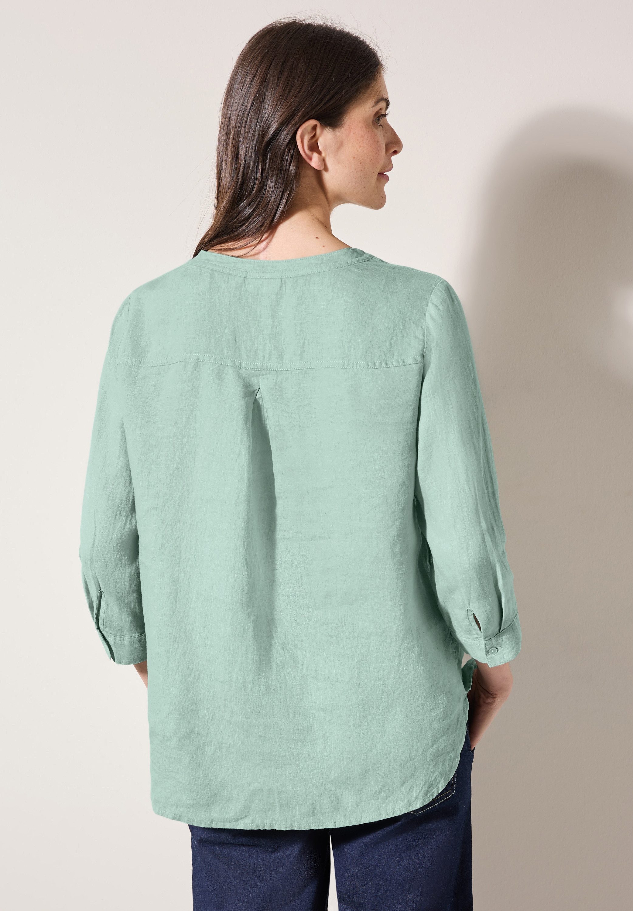Cecil Blouse zonder sluiting met 3/4-mouwen en turn-up