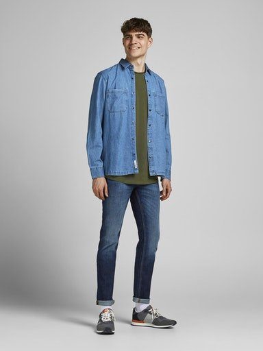 Jack & Jones Shirt met ronde hals JJEBASHER TEE O-NECK SS NOOS
