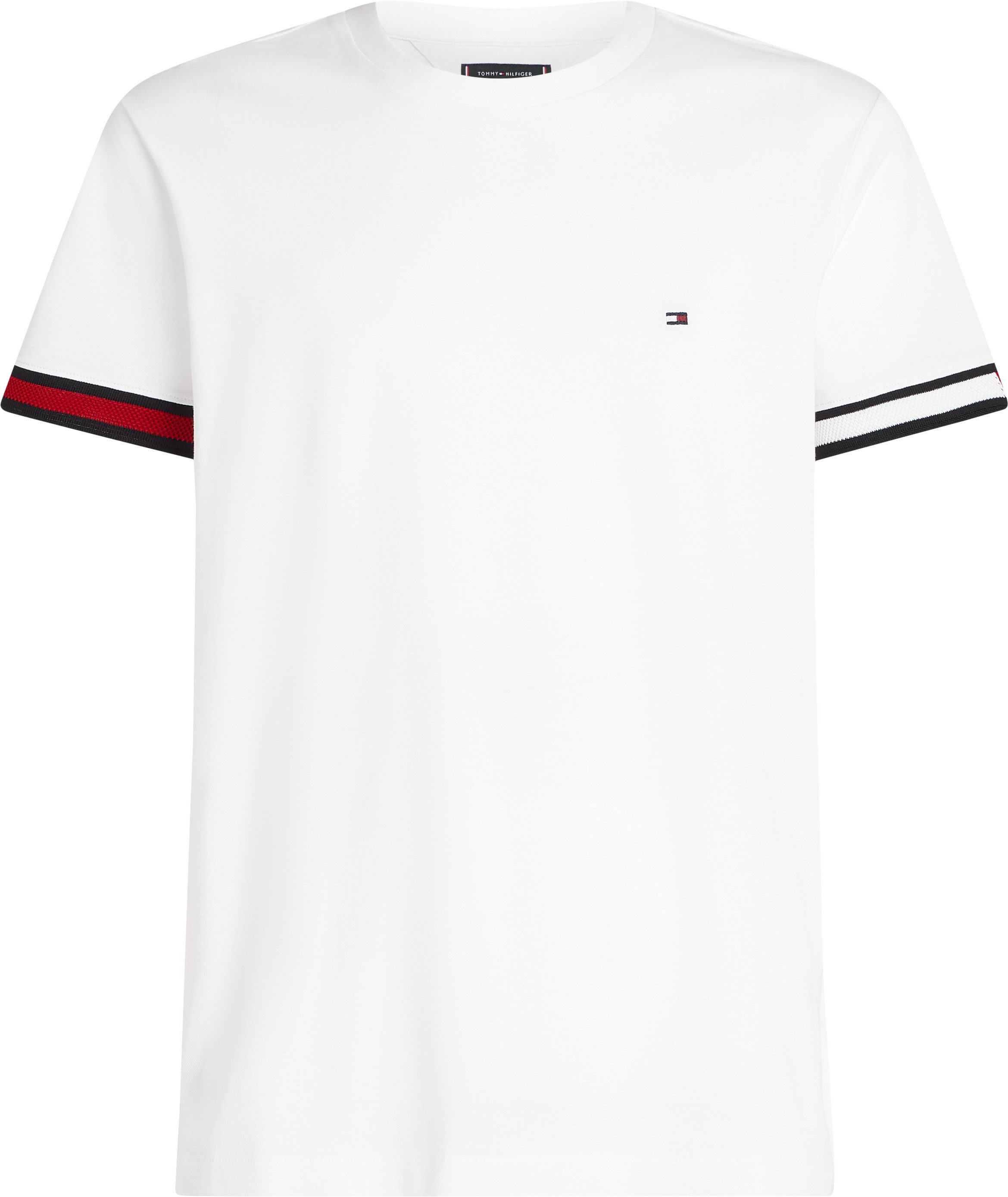 Tommy Hilfiger T-shirt GLOBAL STRIPE FLAG CUFF TEE
