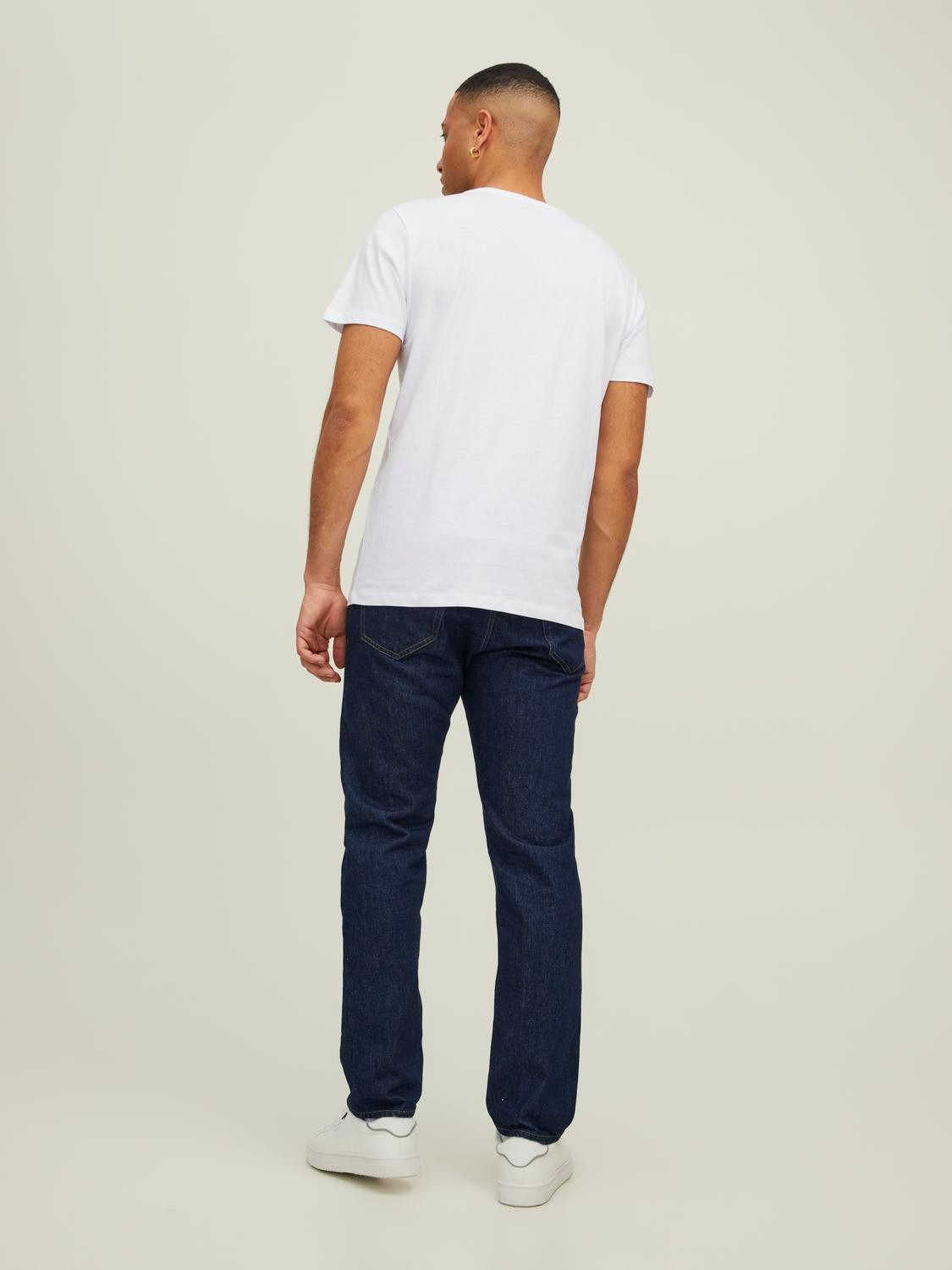 Jack & Jones Shirt met ronde hals JJETHAN TEE SS CREW NECK 3PK MP NOOS (3-delig, Set van 3)