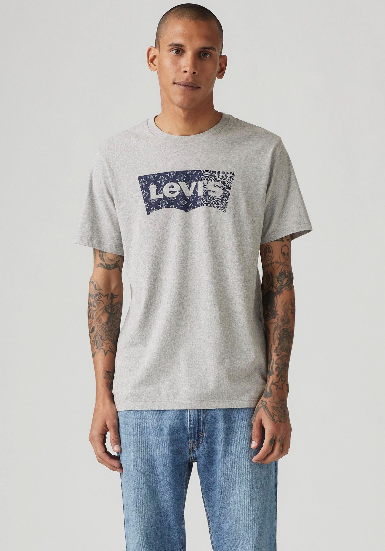 Levi's® T-shirt Batwing Logo Tee met logo-frontprint