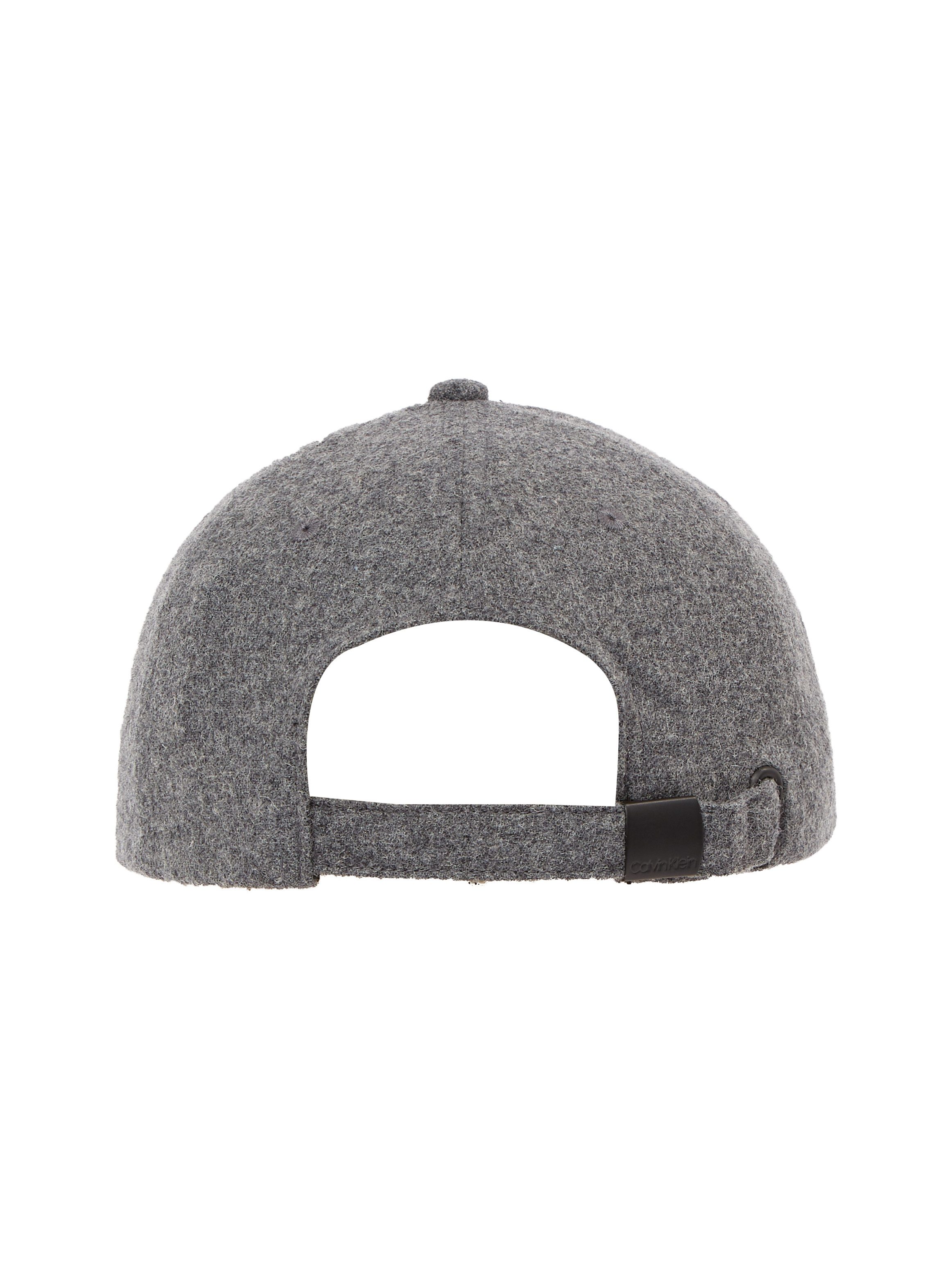 Calvin Klein Baseball pet WOOL BB CAP met logo-patch van leer