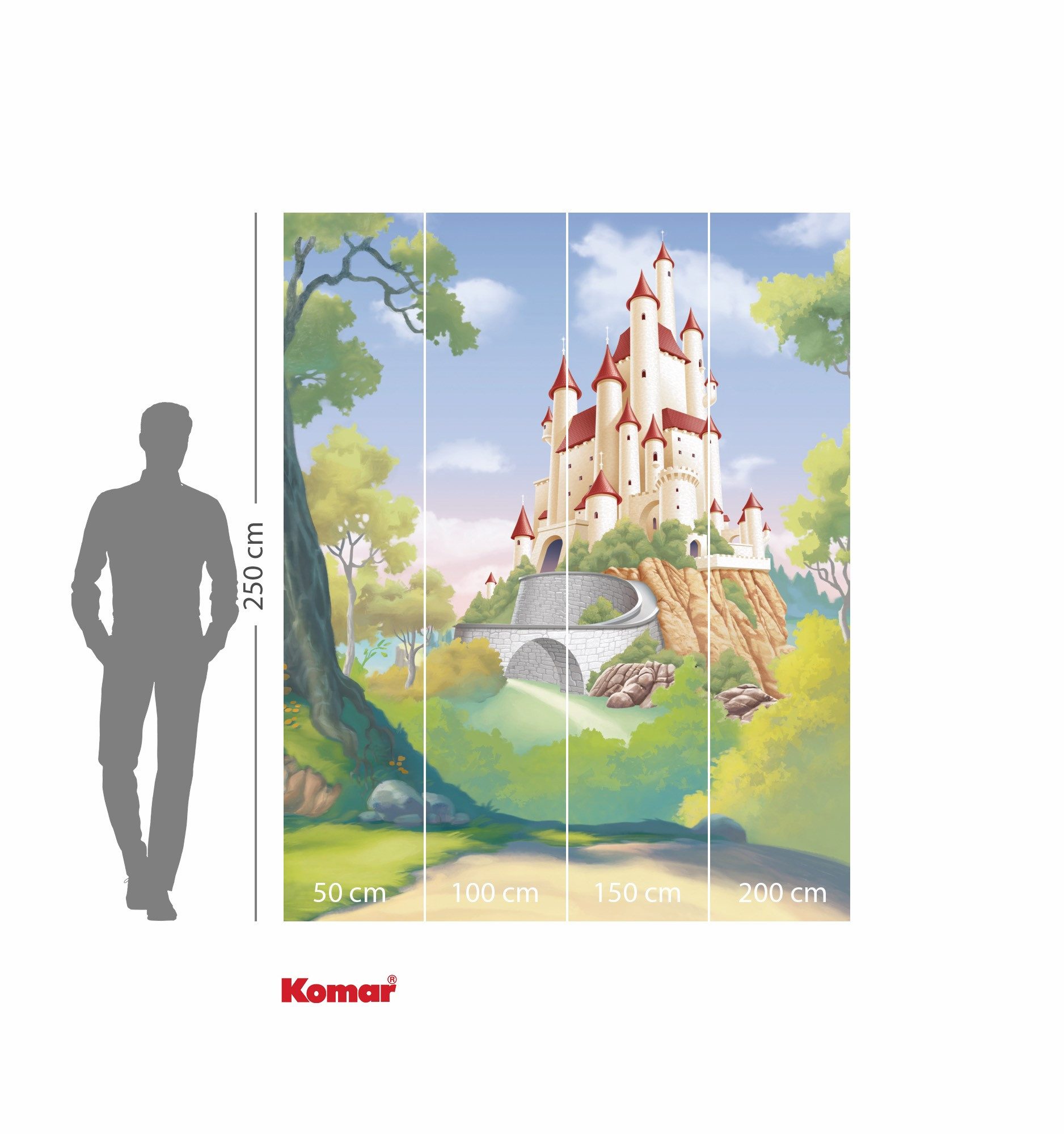 Komar Kinderbehang Disney Princess Snow White Castle (1 stuk)