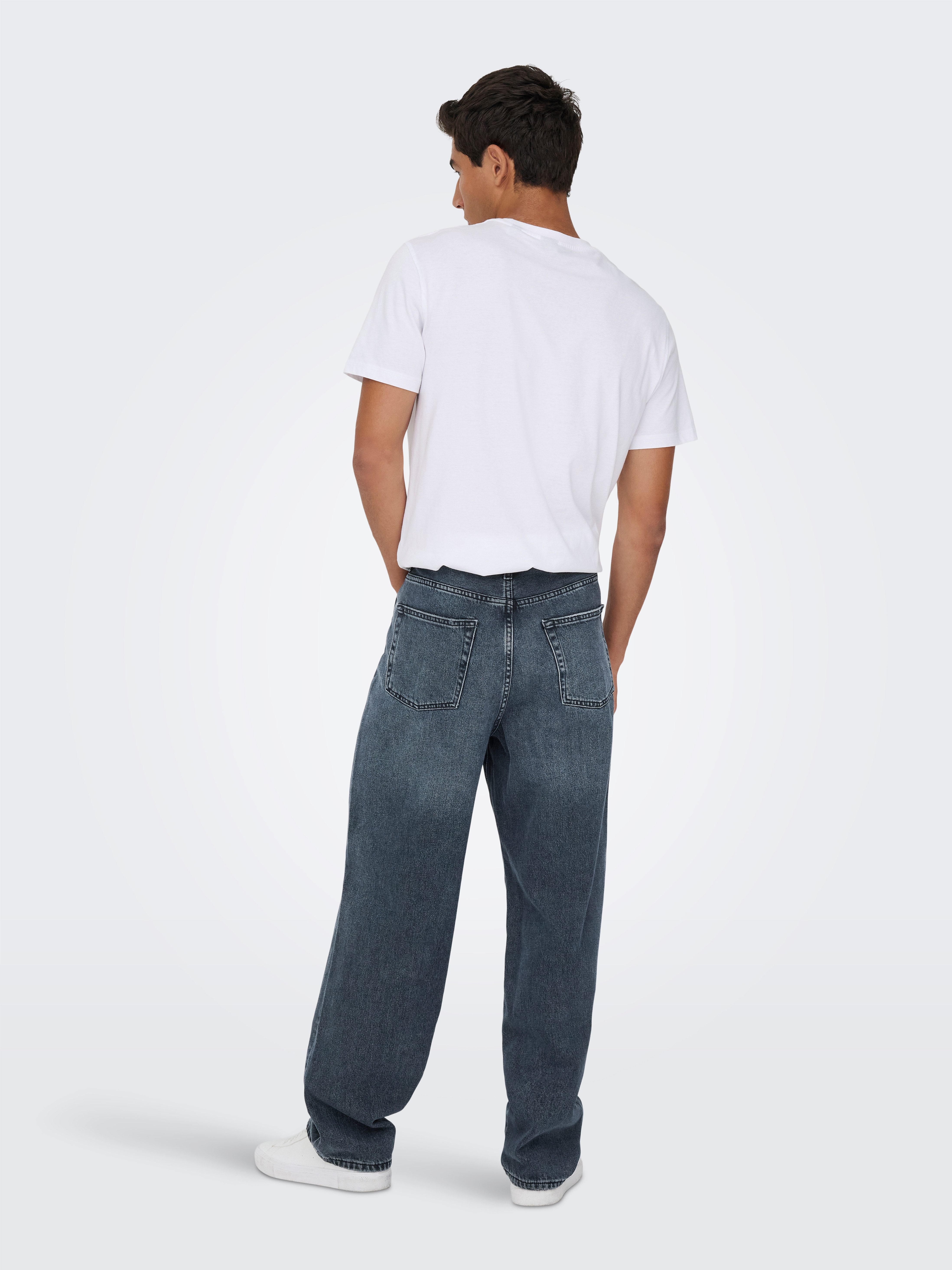 ONLY & SONS Loose fit jeans ONSFADE LOOSE WB 6778 A14 DNM NOOS
