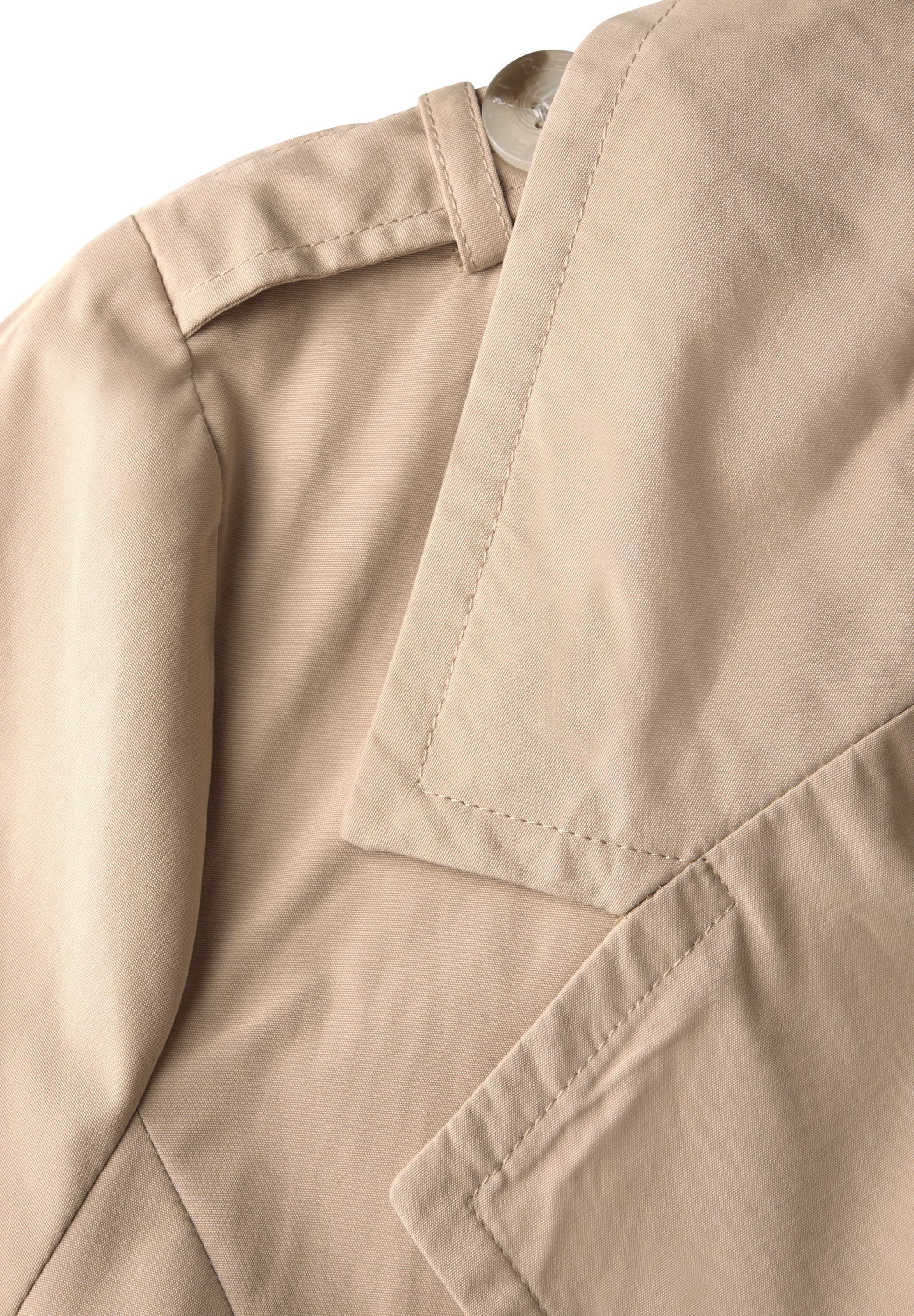 STREET ONE Trenchcoat dubbelrijig en met reverskraag
