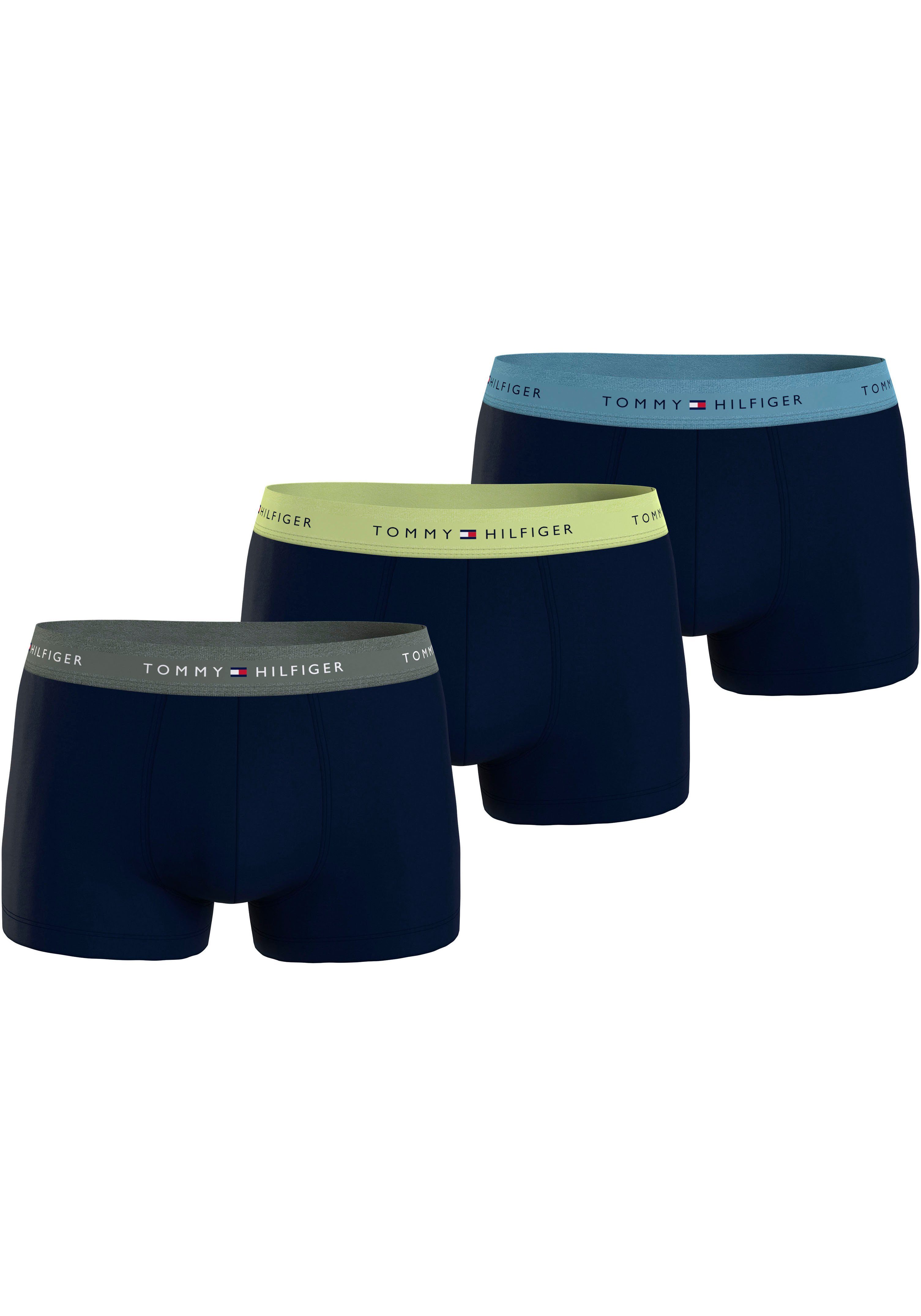 Tommy Hilfiger Signature Essential Logo Waistband Trunk Boxershorts Heren (3-pack)