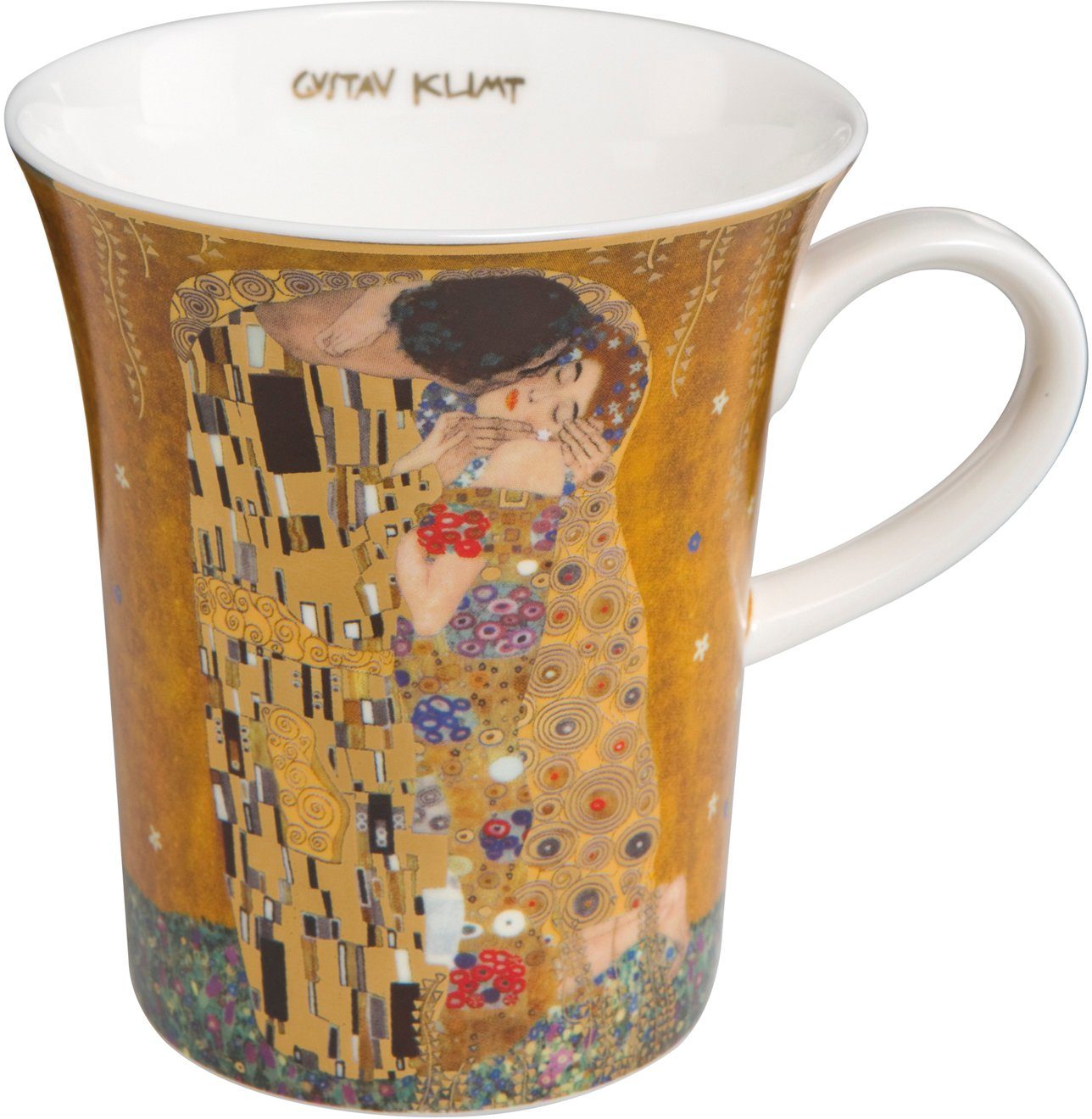 Goebel Beker De kus goudkleur koffie & thee multicolor
