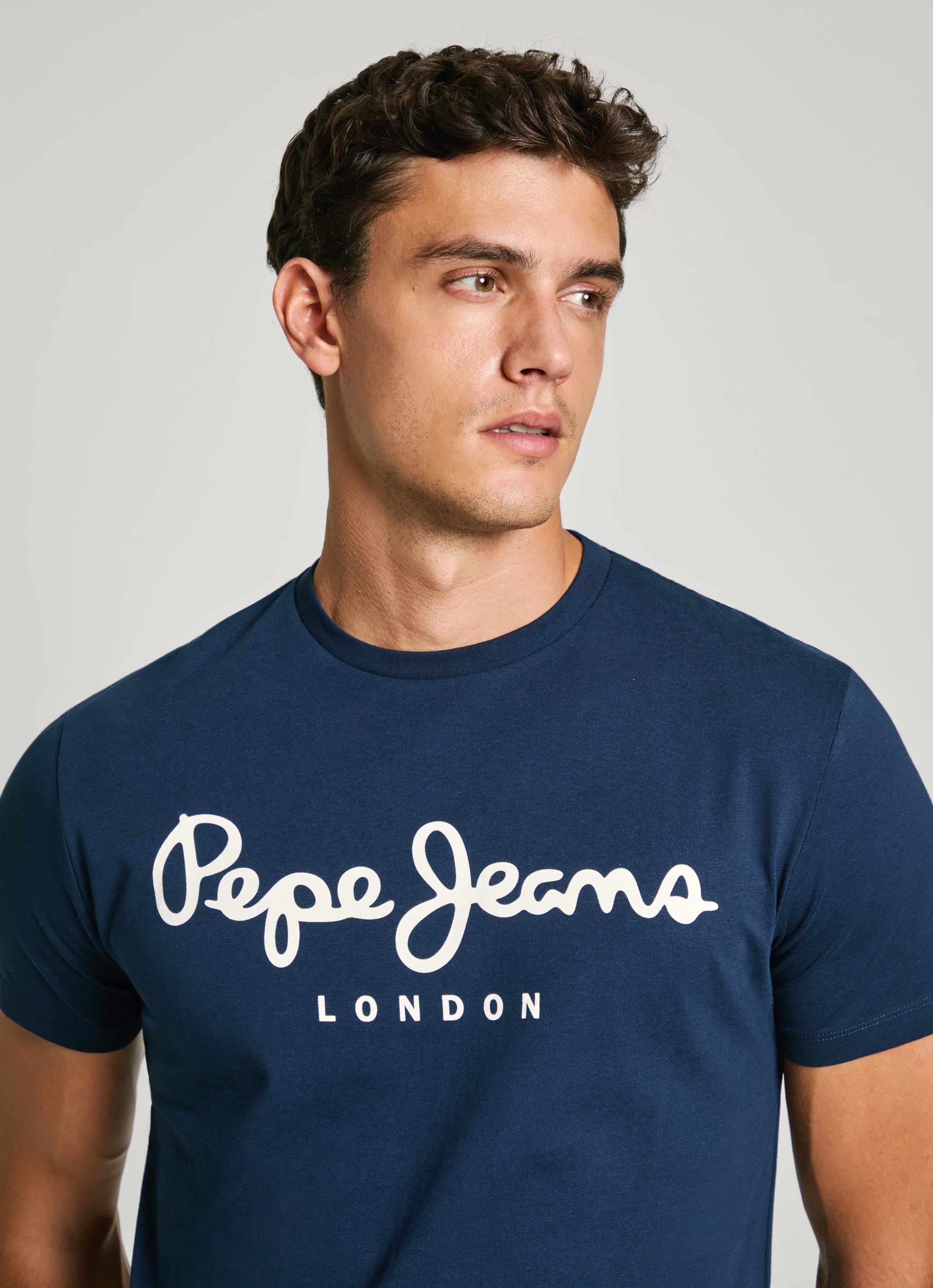 Pepe Jeans T-shirt met merkprint voor