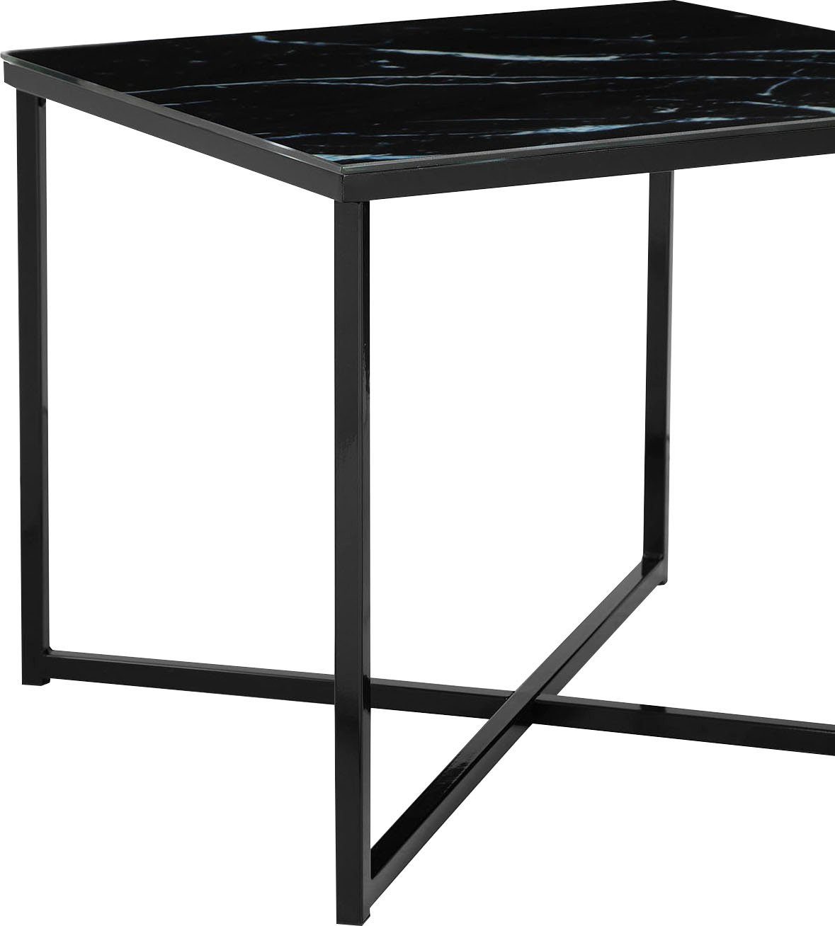 SalesFever Bijzettafel Tafelblad in marmerlook