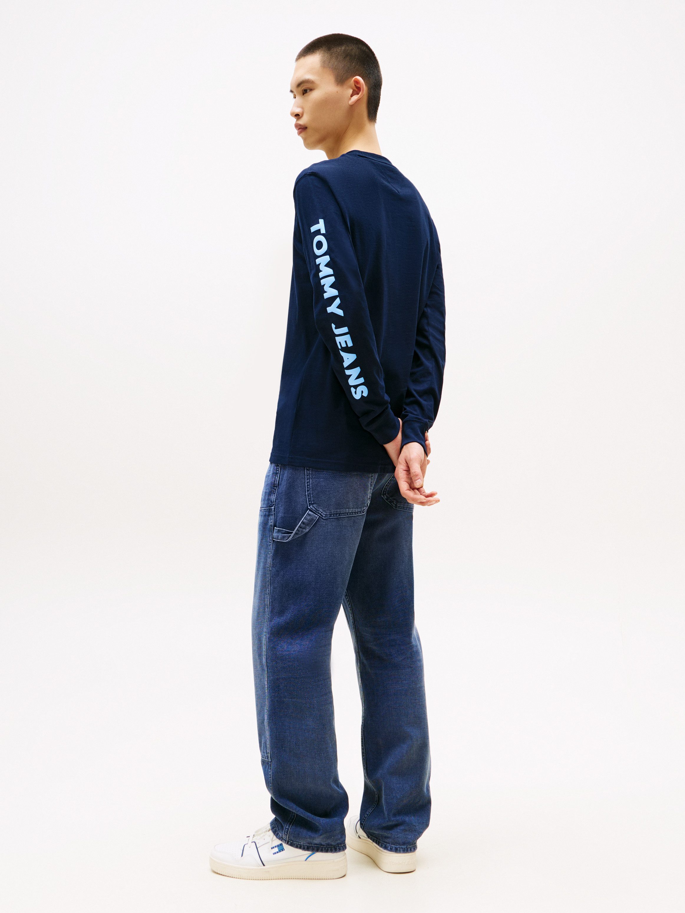 TOMMY JEANS Shirt met lange mouwen TJM REG POP COL NW CLSC LS T EXT