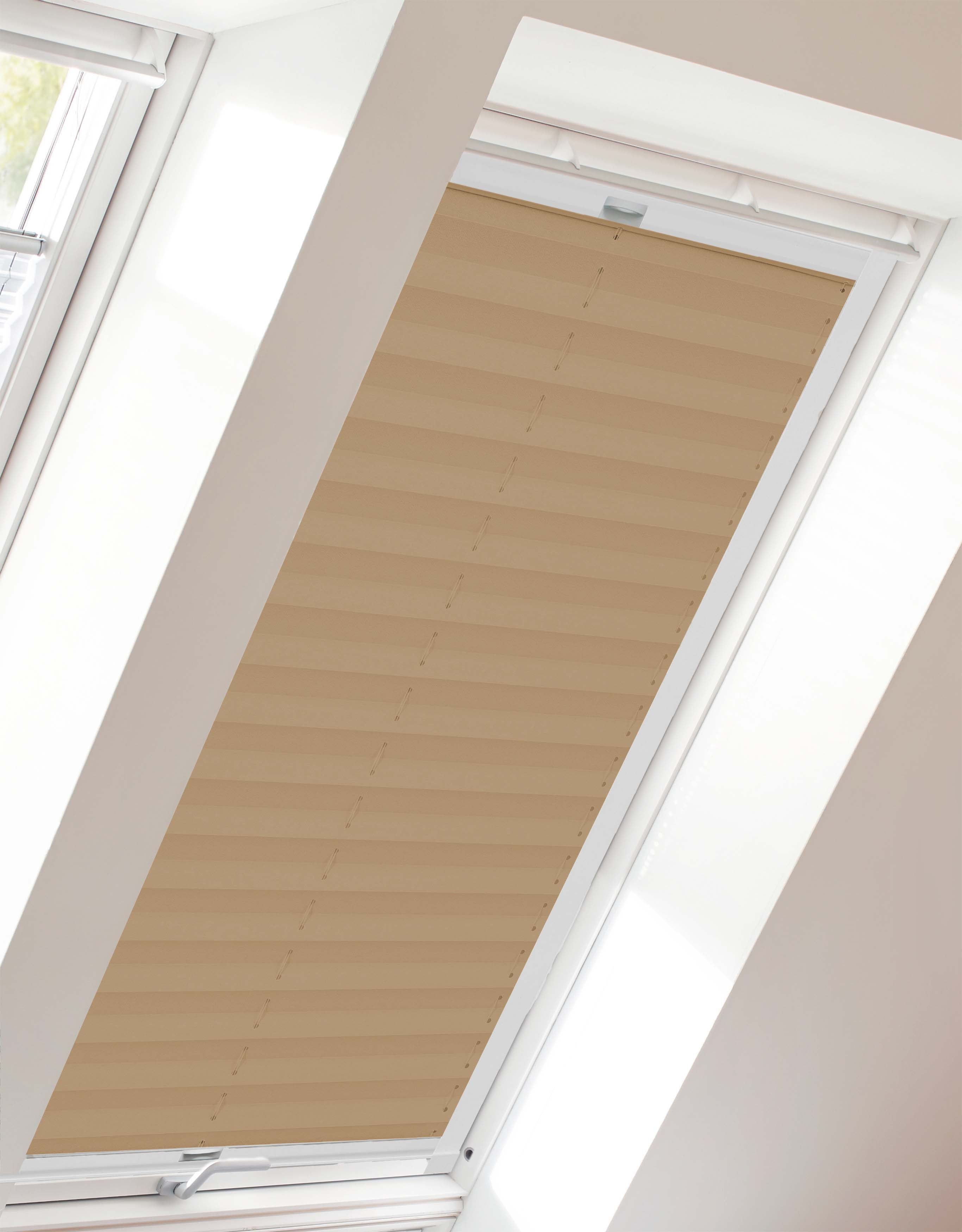 sunlines Plissé-vouwgordijn voor dakramen Classic style Crepe (1 stuk)