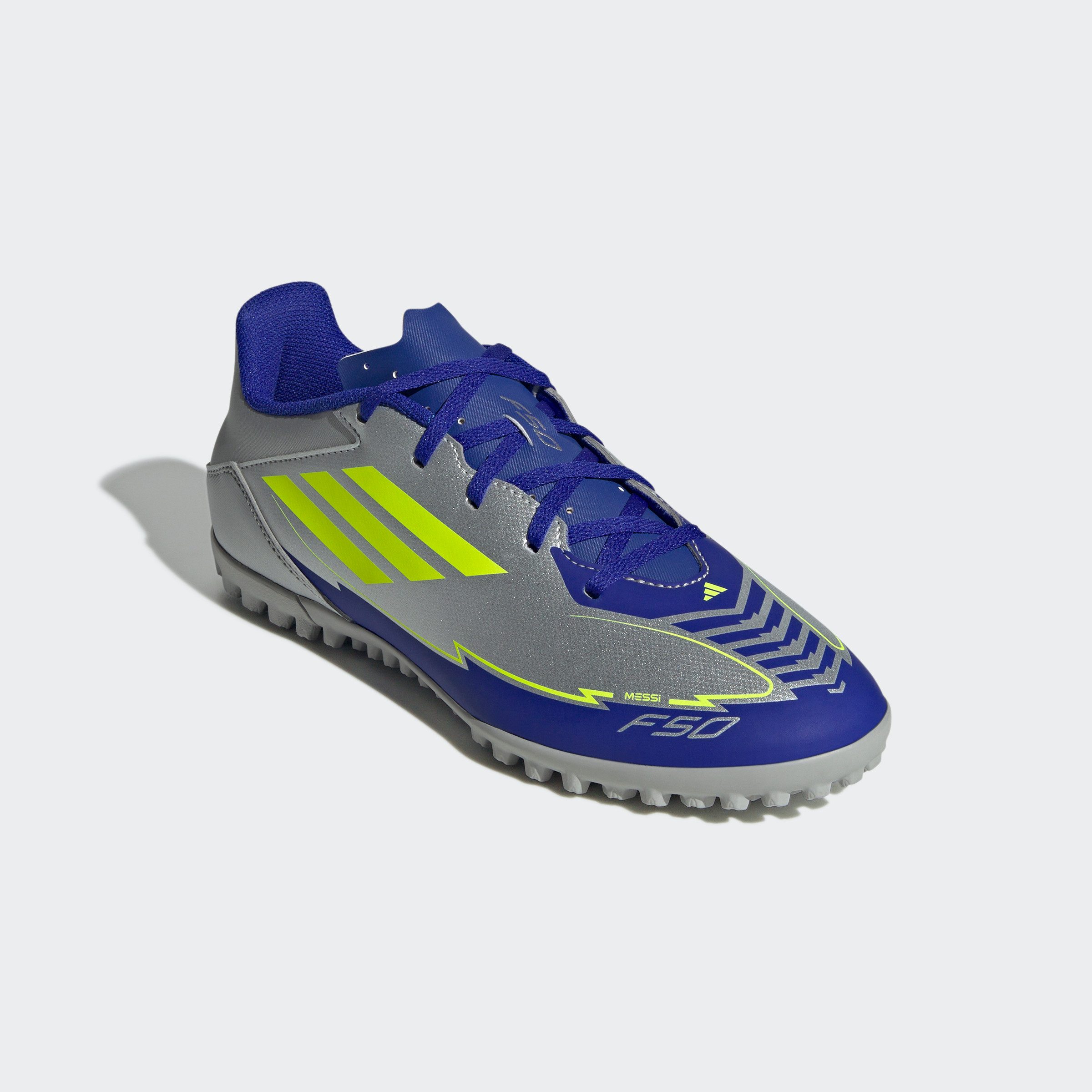 adidas Performance Voetbalschoenen F50 CLUB MESSI TF unisex zaalvoetbalschoenen maat 46 grijs