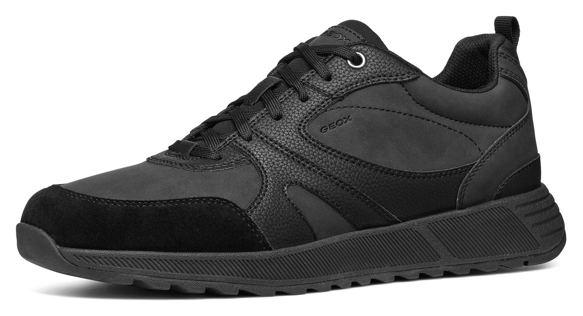 Geox Sneakers U MOLVENO A Vrijetijdsschoen, lage schoen, veterschoen met plateauzool