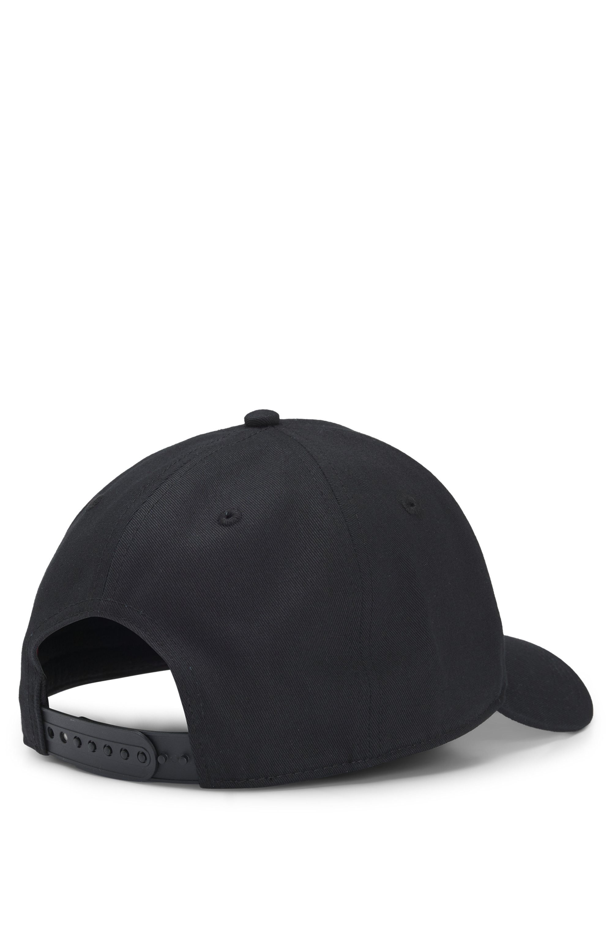 HUGO Aansluitende pet CAP met 3d logo borduursel, verstelbare sluiting, unisex