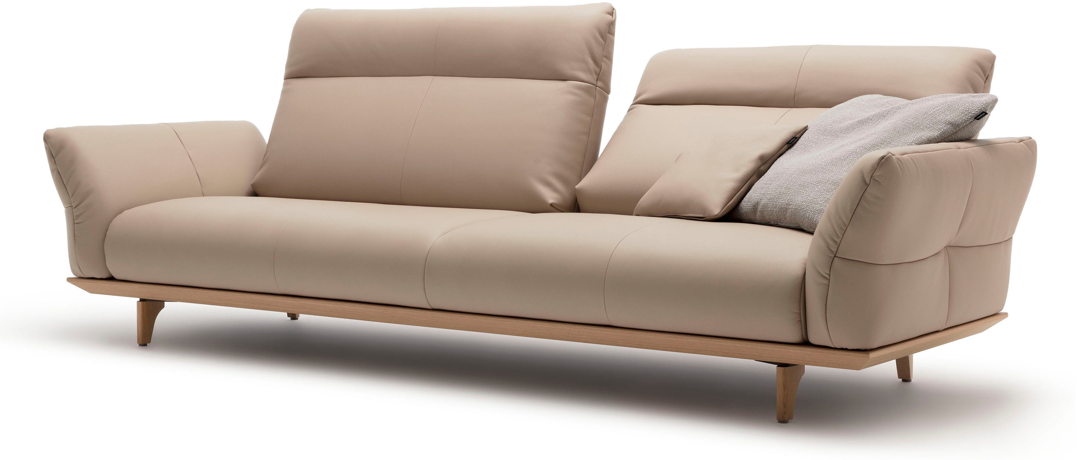 Creation BY ROLF BENZ 4-zitsbank Hs.460 Onderstel in eiken, poten in natuurlijk eiken, breedte 248 cm