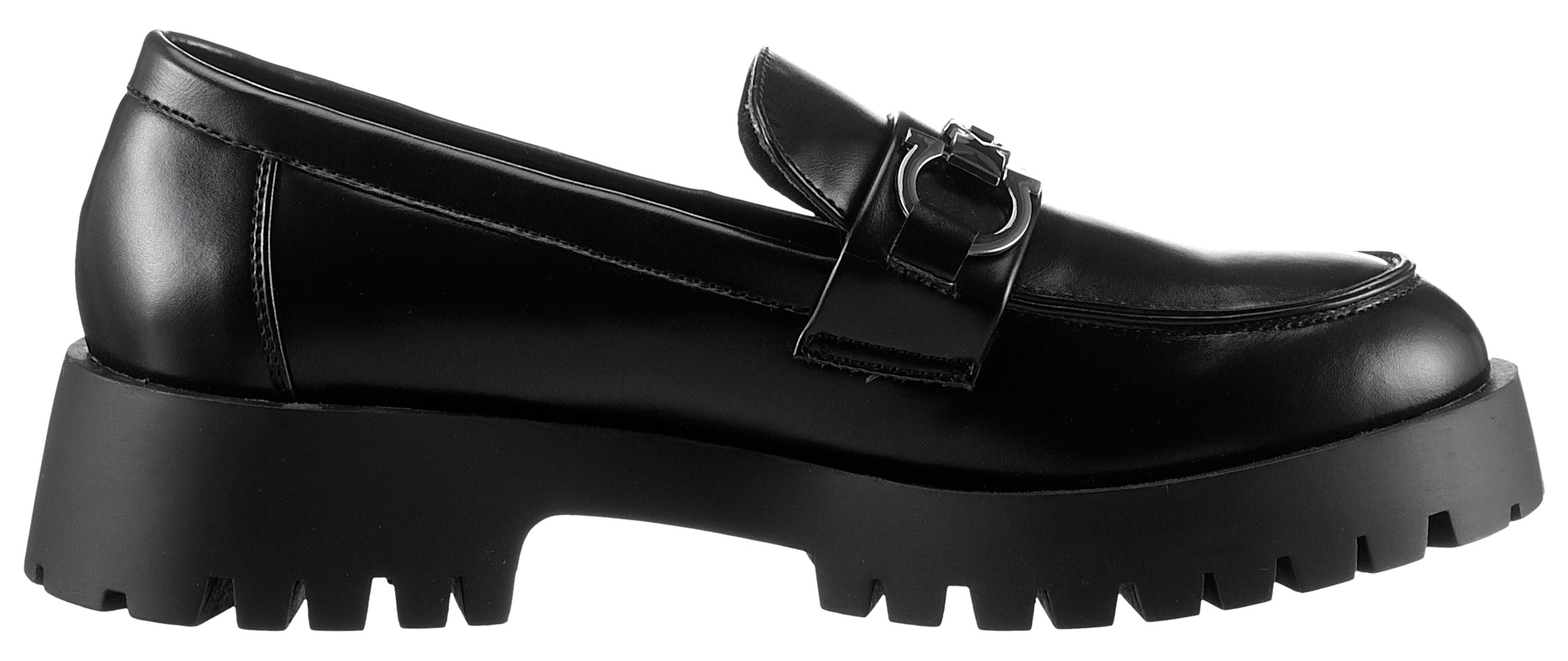 Aniston SHOES Loafers slippers, lage schoen met comfortabele breedte g (=breed) - nieuwe collectie