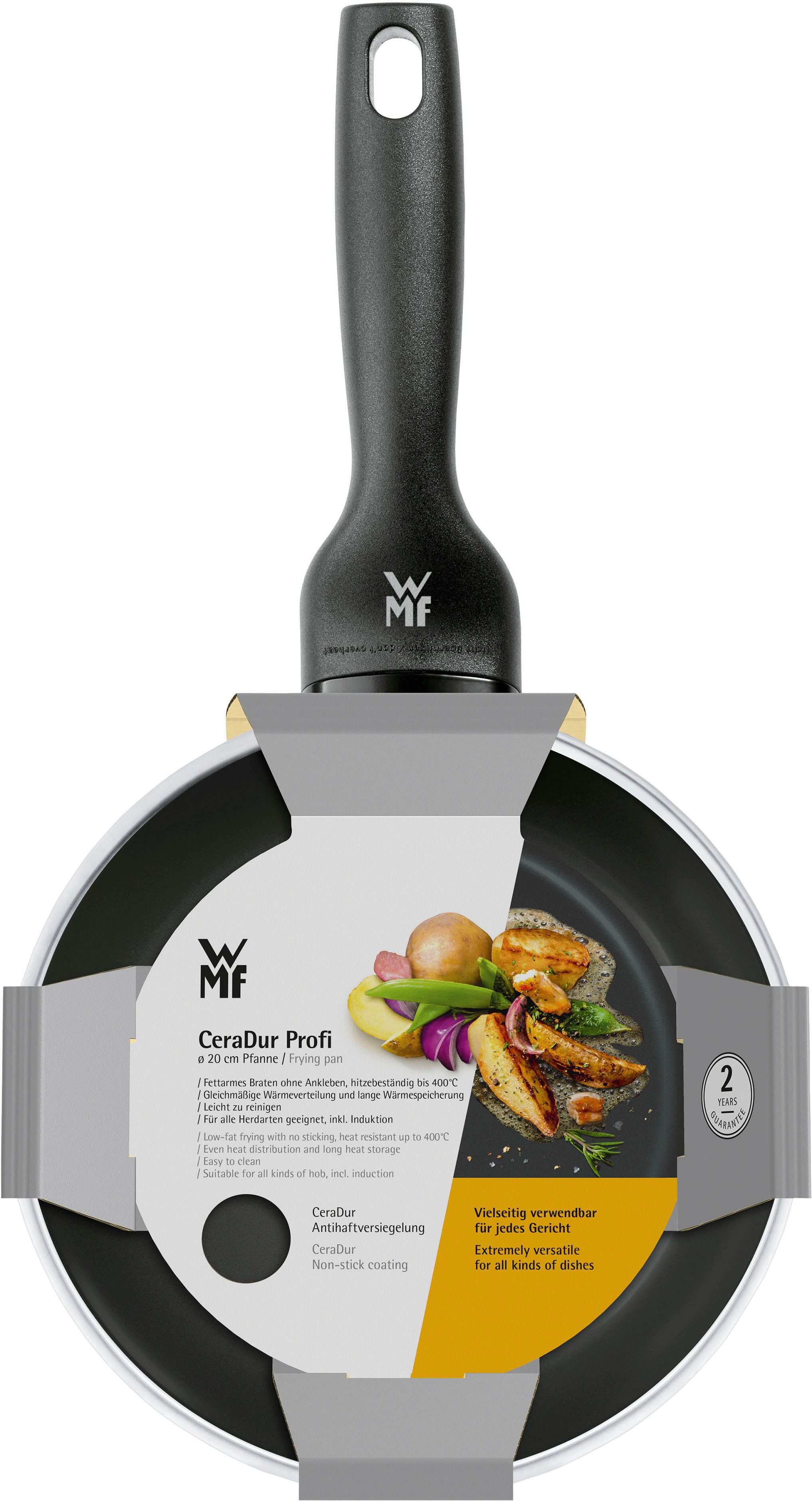 WMF Koekenpan CeraDur Profi TransTherm-bodem voor alle warmtebronnen (1-delig)