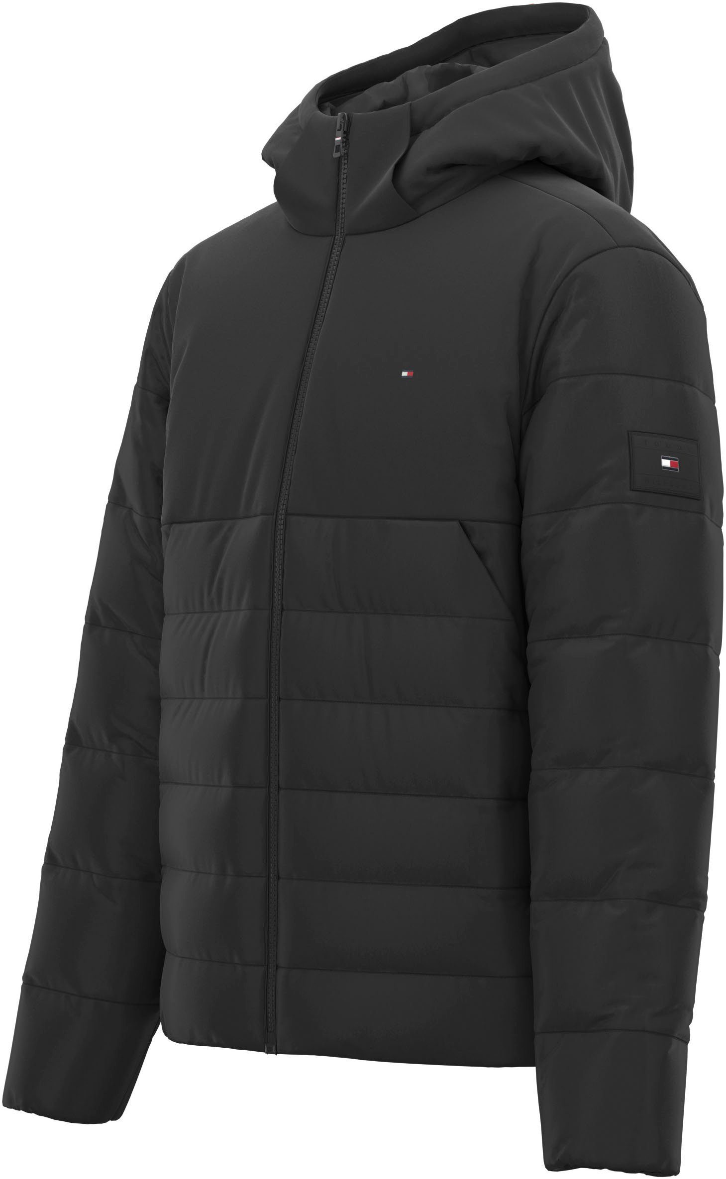 Tommy Hilfiger Gewatteerde jas CL MIXED MEDIA HOODED JACKET