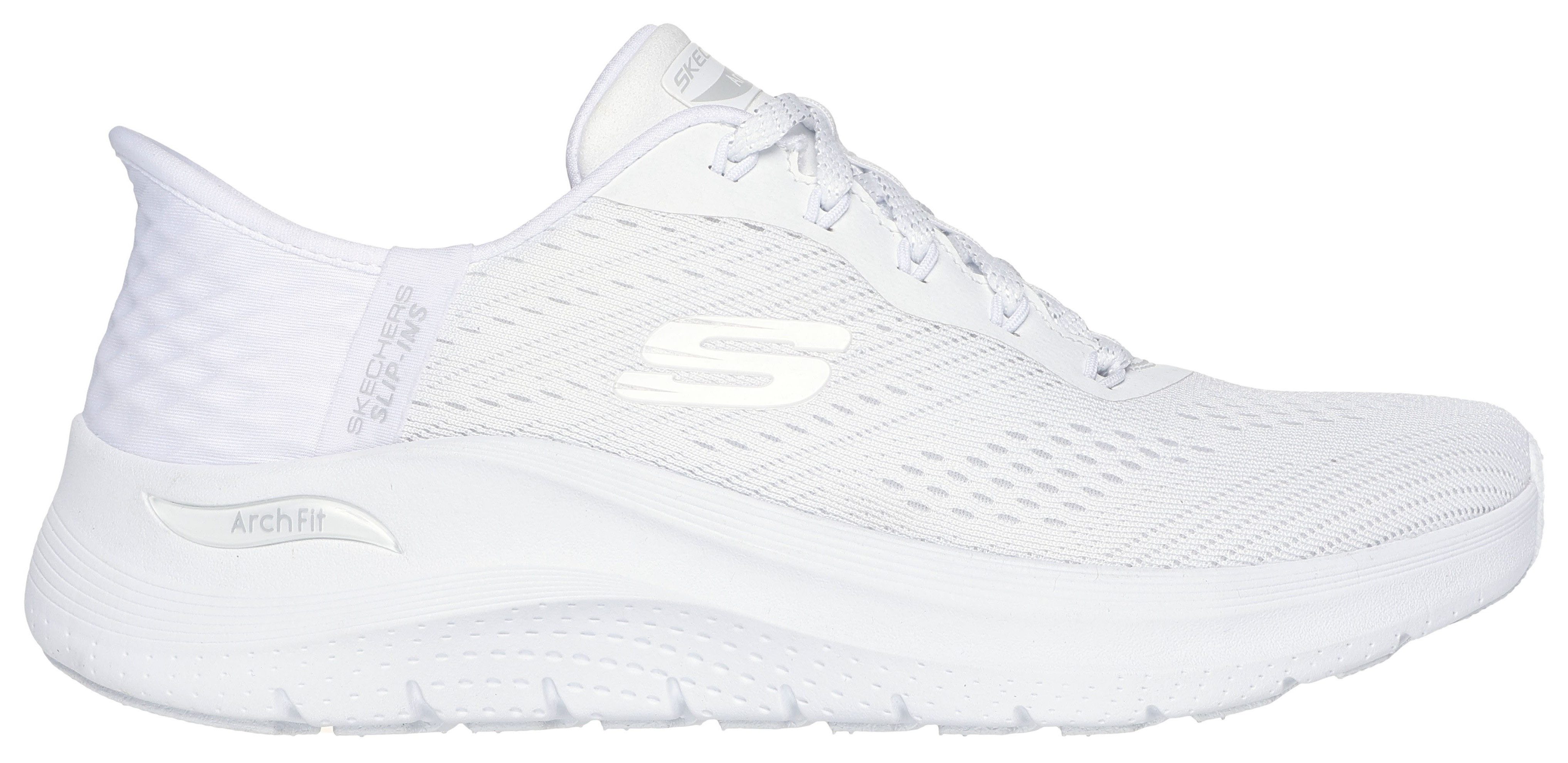 Skechers Slip-on sneakers ARCH FIT 2.0-EASY CHIC , instapschoen, vegan met elastische bungee veters