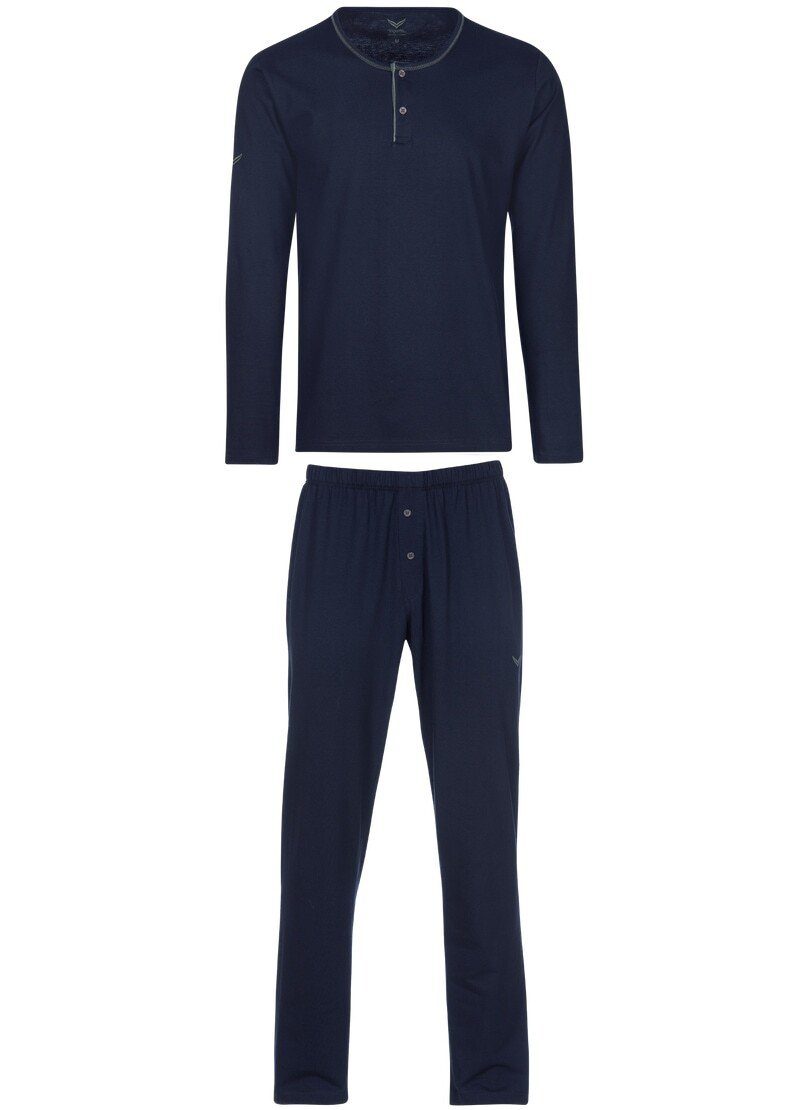 Trigema Pyjama TRIGEMA comfortabele pyjama van bio-katoen (gecontroleerd biologische teelt) (1-delig)
