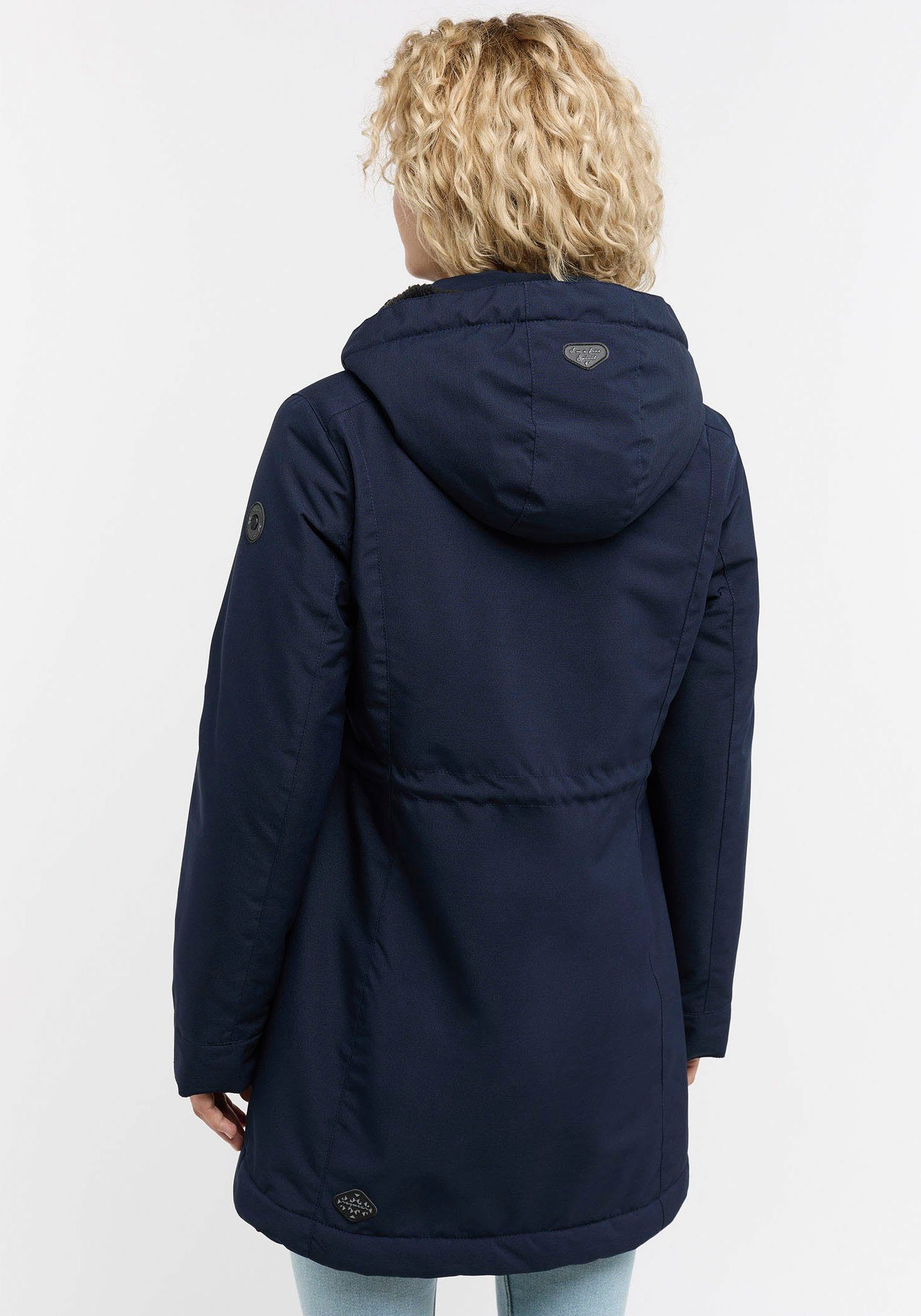 Ragwear Outdoorjack DAKKOTA achterkant iets langer gesneden dan voorkant