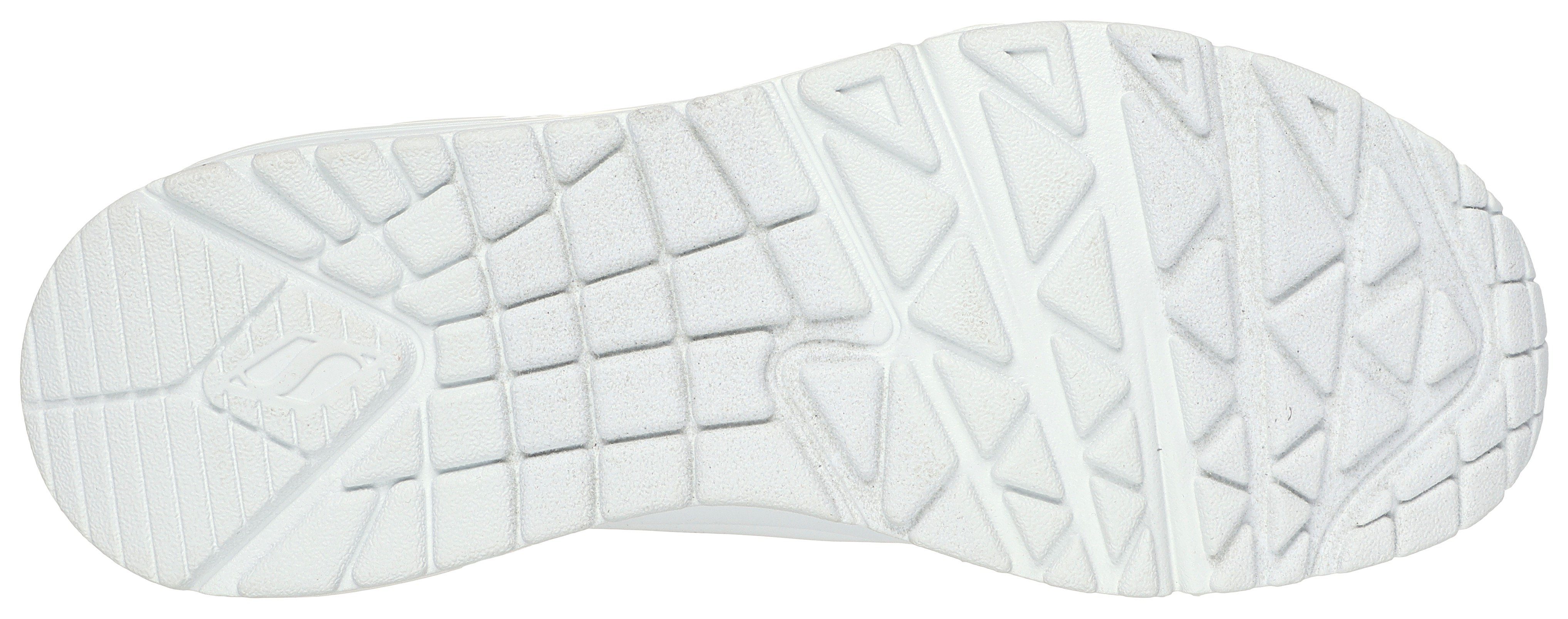 Skechers Sneakers UNO - POP BACK Vrijetijdsschoen, lage schoen, veterschoen met comfortabele Skech-Air functie
