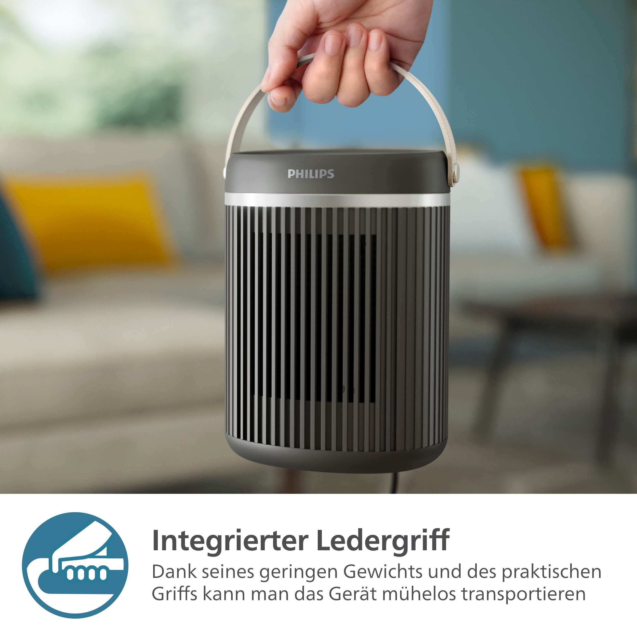 Philips Ventilatorkachel Van keramiek, compact 3000 Series CX3120/01, bespaart tot 50% energie