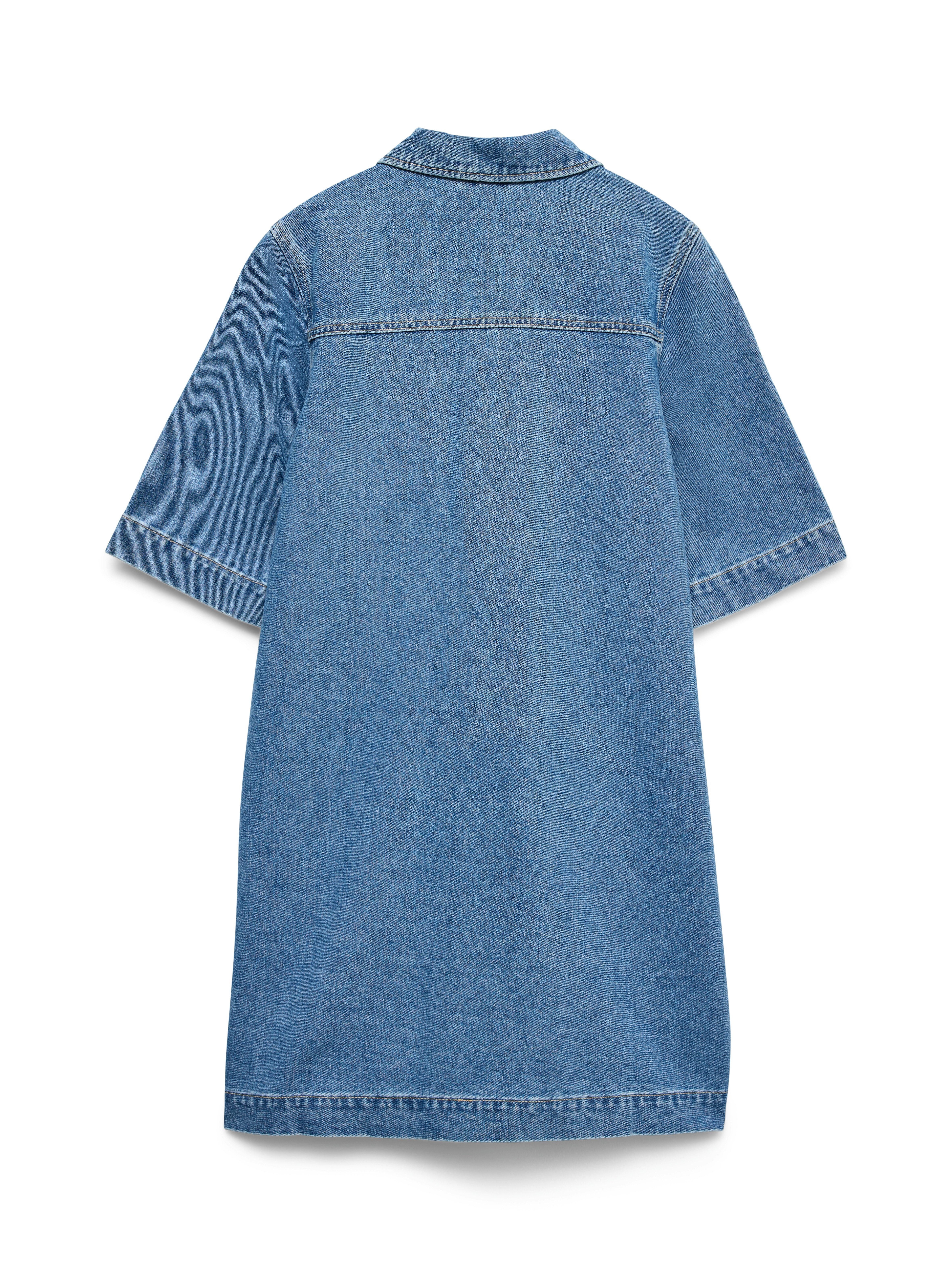 Vero Moda Jeans jurk VMFENJA 2/4 SHORT DENIM DRESS GA NOOS