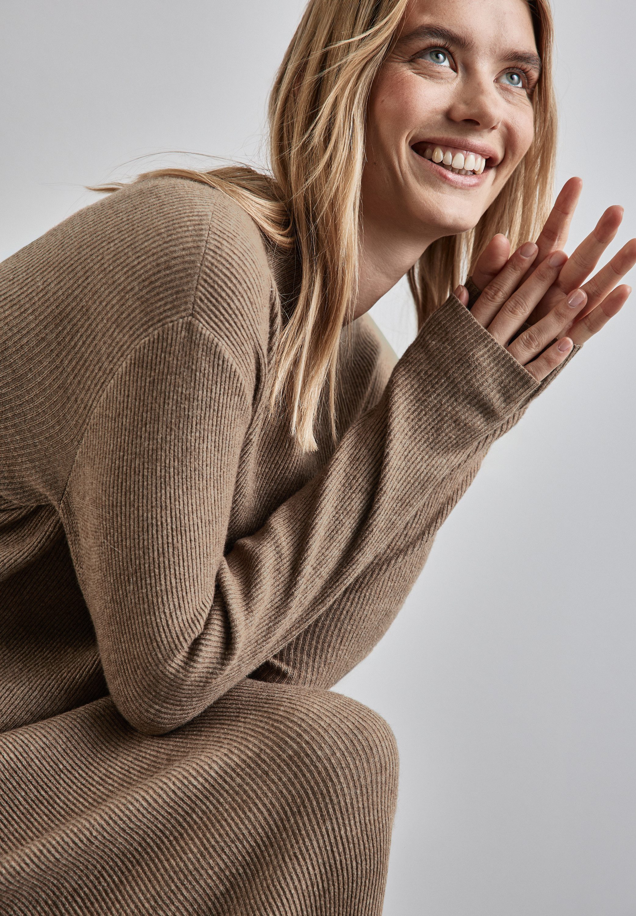STREET ONE Maxi-jurk tricotkwaliteit